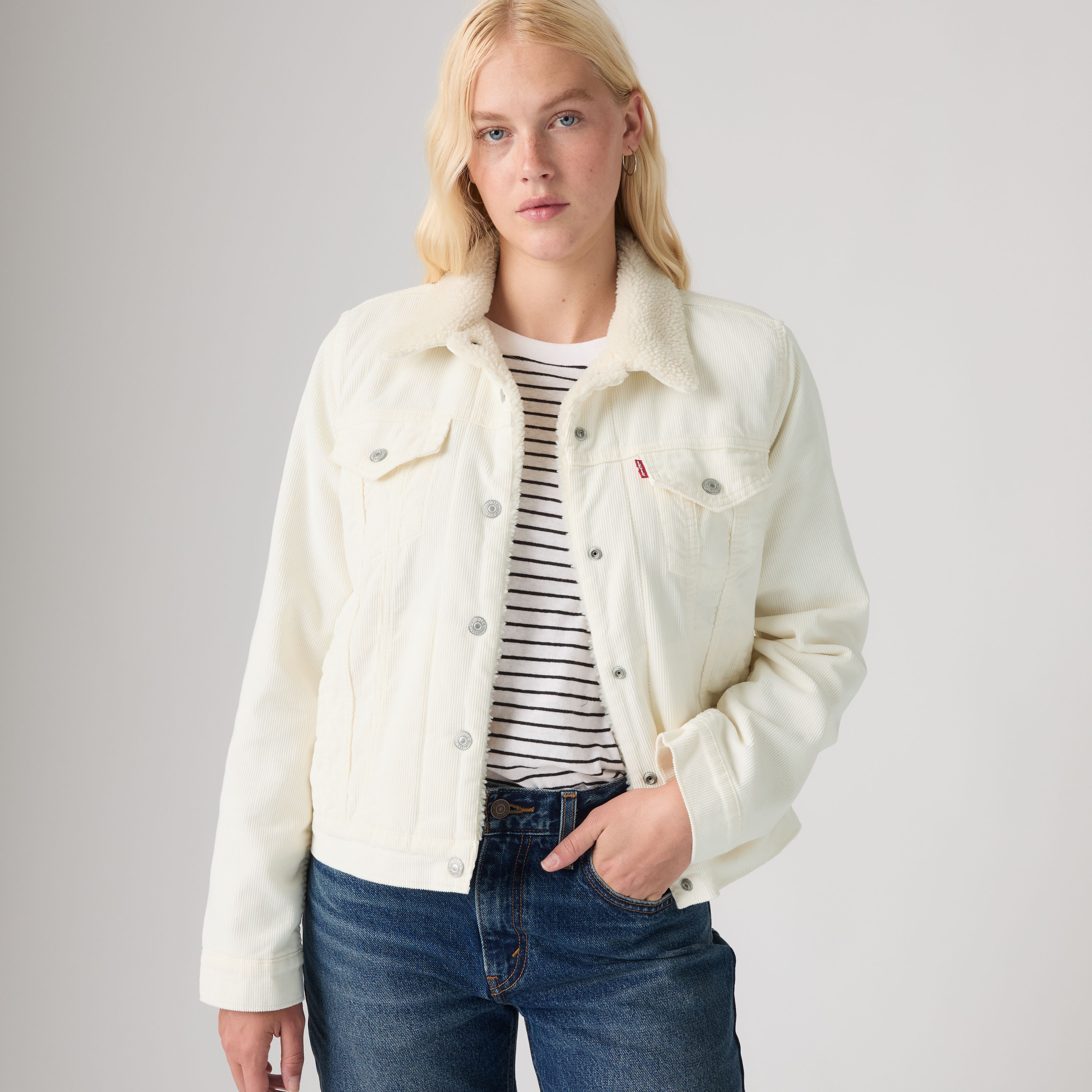 Veste Trucker velours Original Sherpa 1