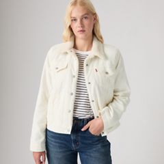 Original Sherpa Trucker Jacket — Egret - White 1