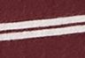 Trudy Stripe Chocolate Truffle Cotton - Red