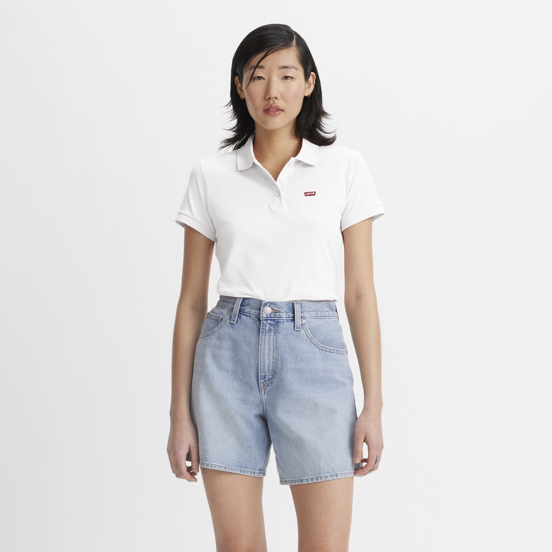 Levi's Slim Polo Shirt In White