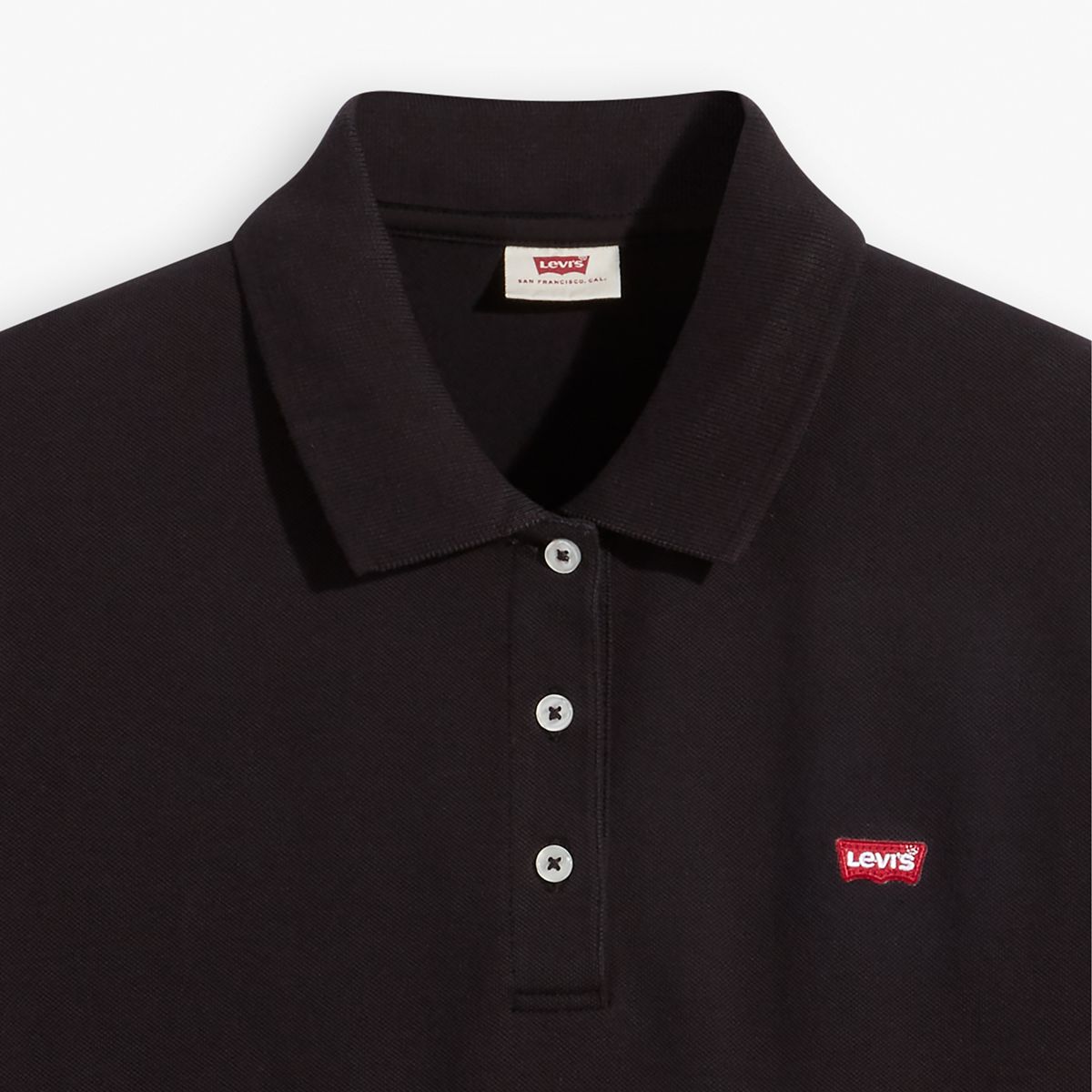 Slim Polo Shirt — Caviar - Black