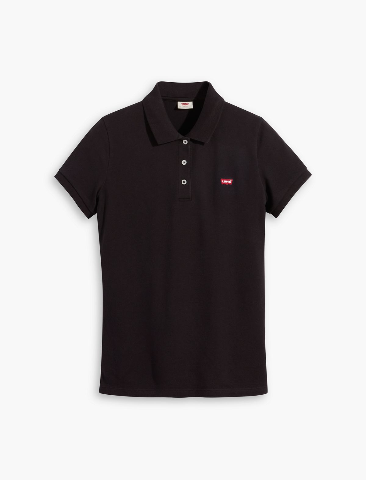 Slim Polo Shirt — Caviar - Black