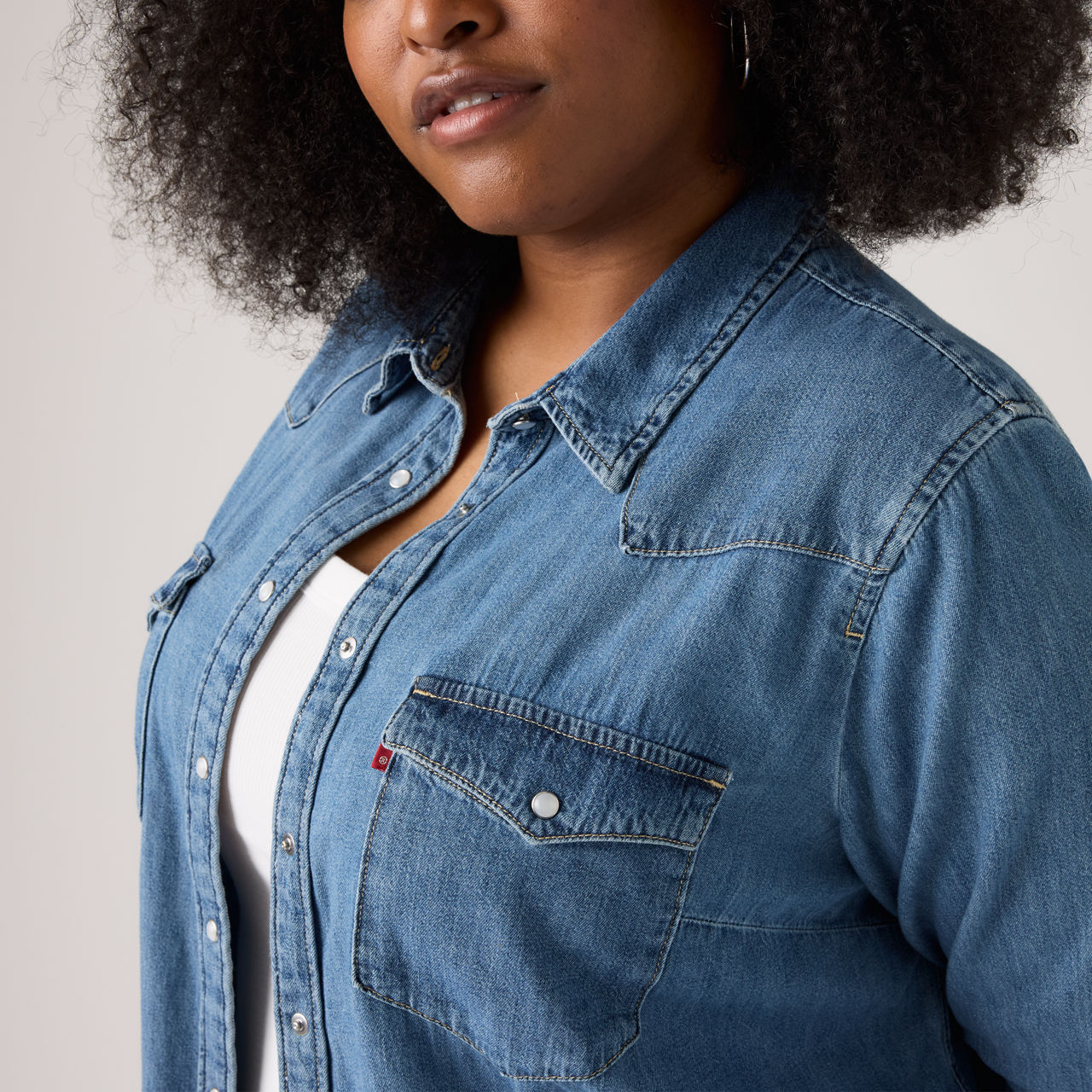 Essential Western Shirt (Plus Size) 4