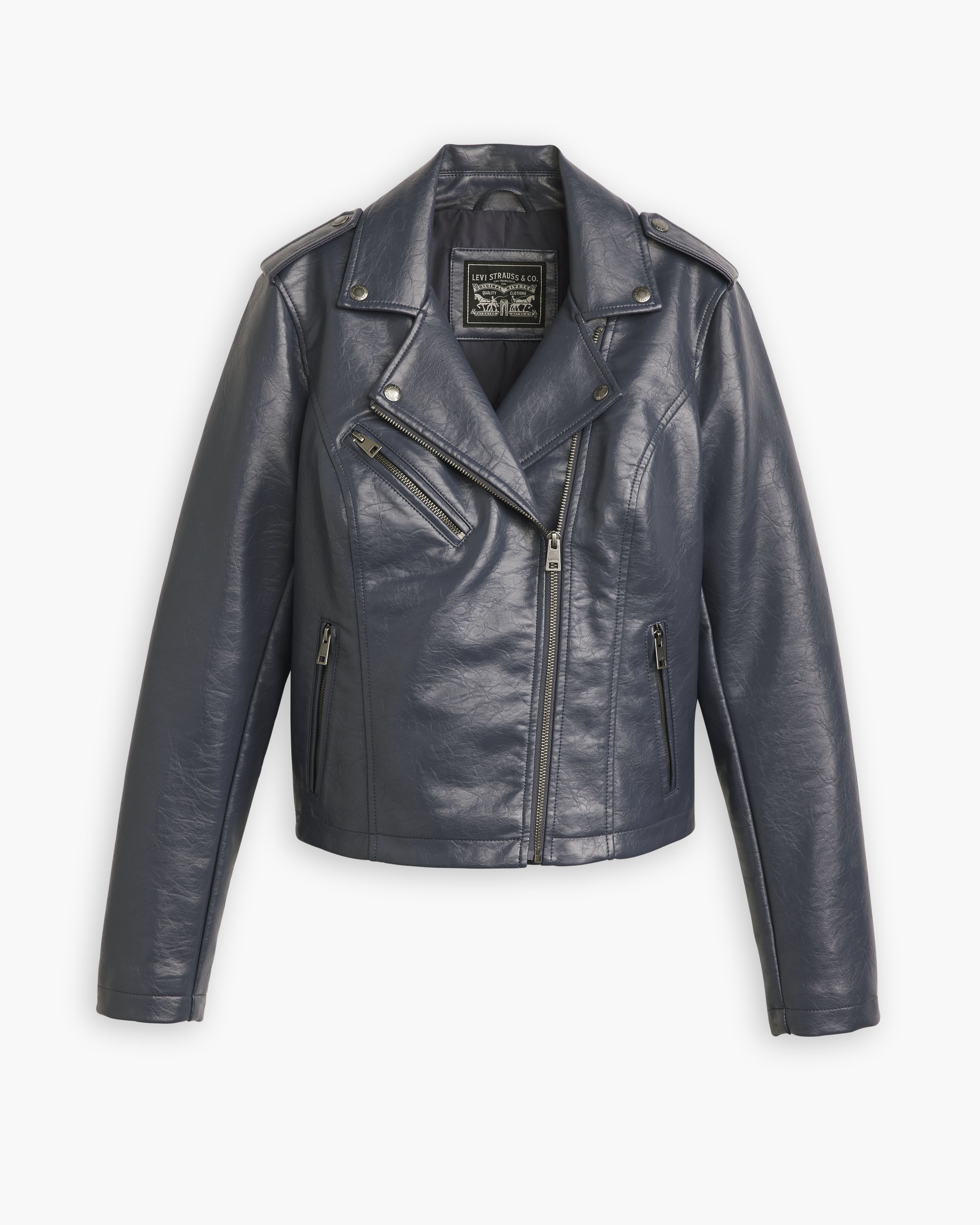 Faux Leather Moto Jacket 3