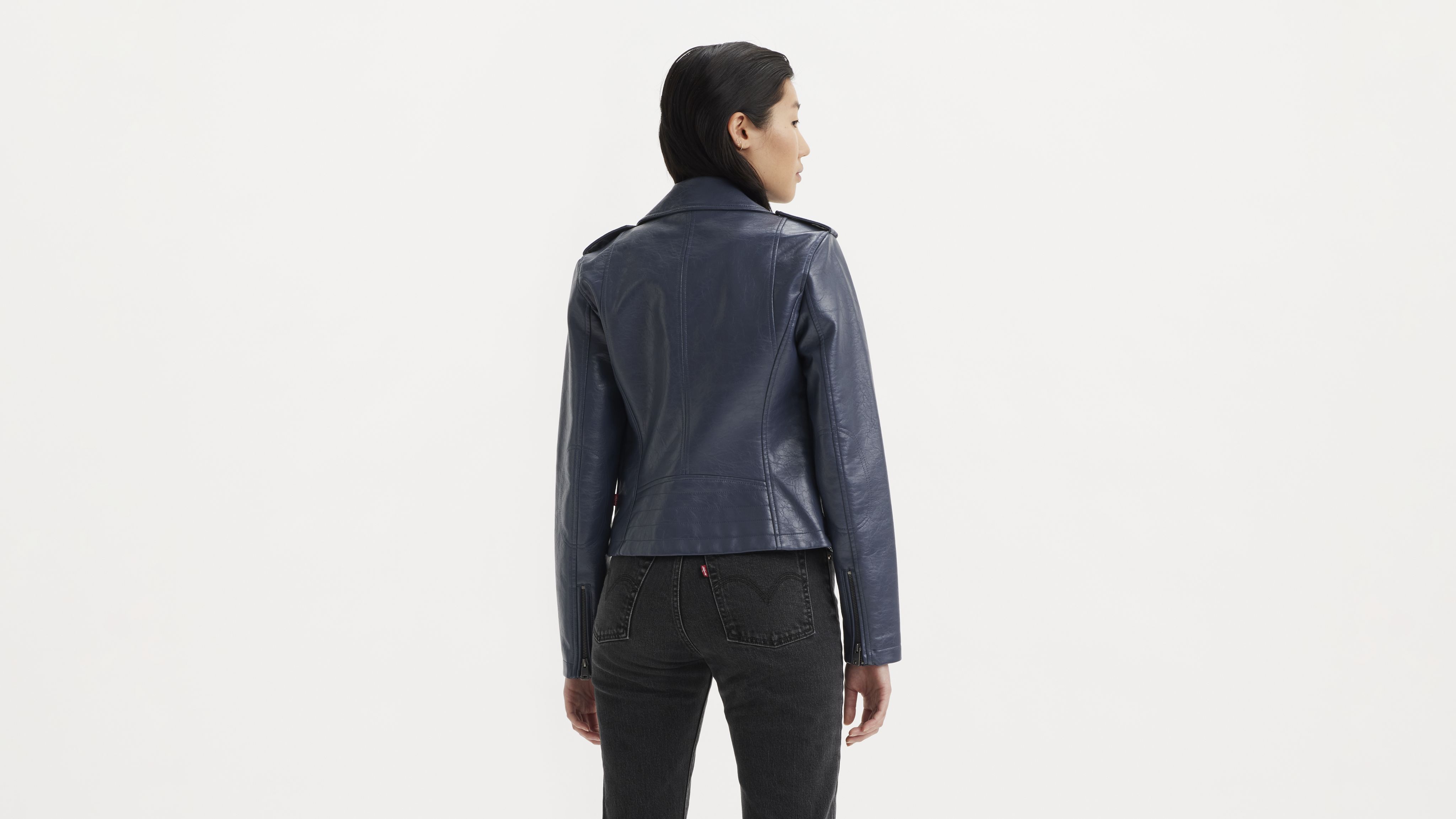 Faux Leather Moto Jacket 2