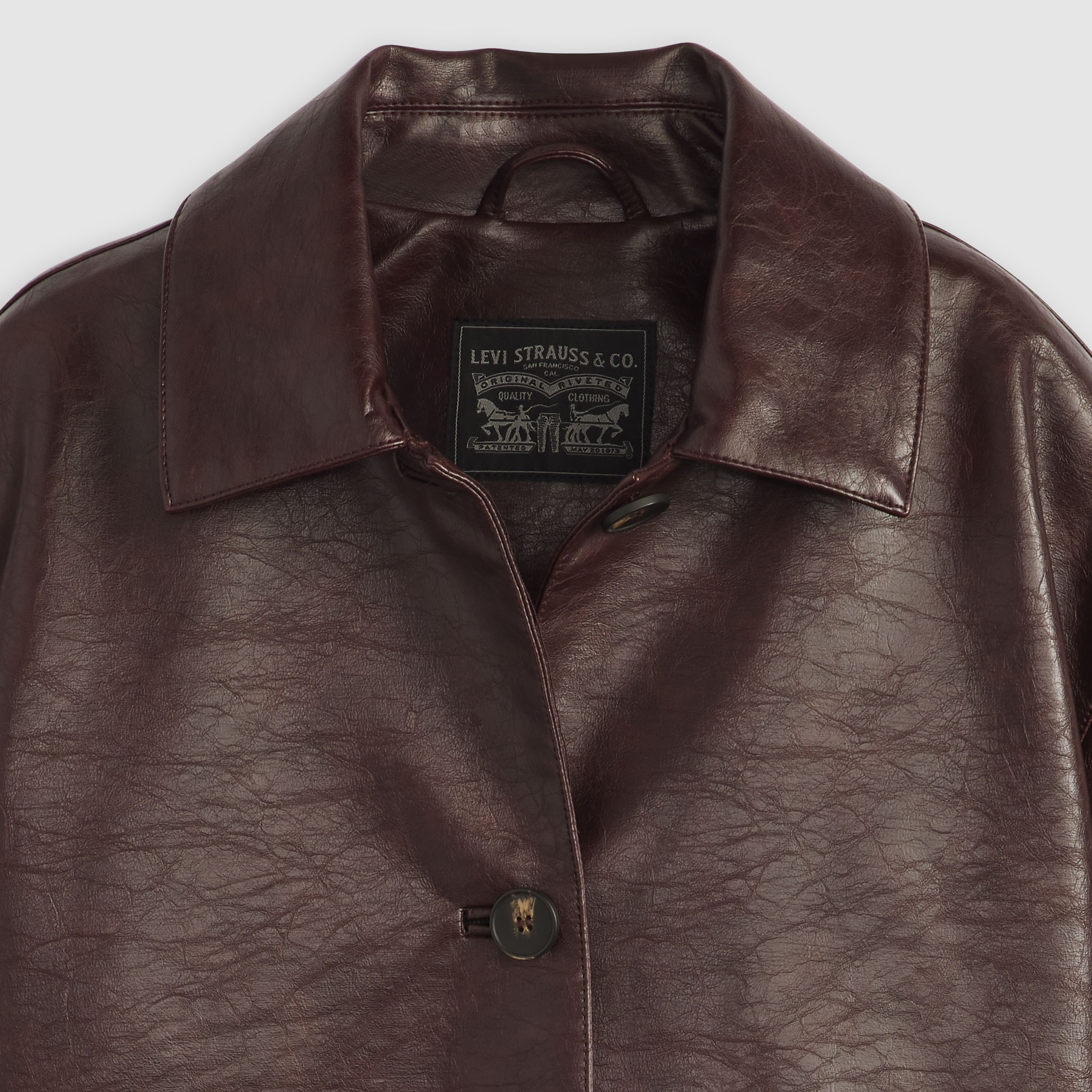 ジャケット・アウター backers levi's-1st-type fake leather Jkt Men's Levi's® Faux Leather Bomber Jacket
