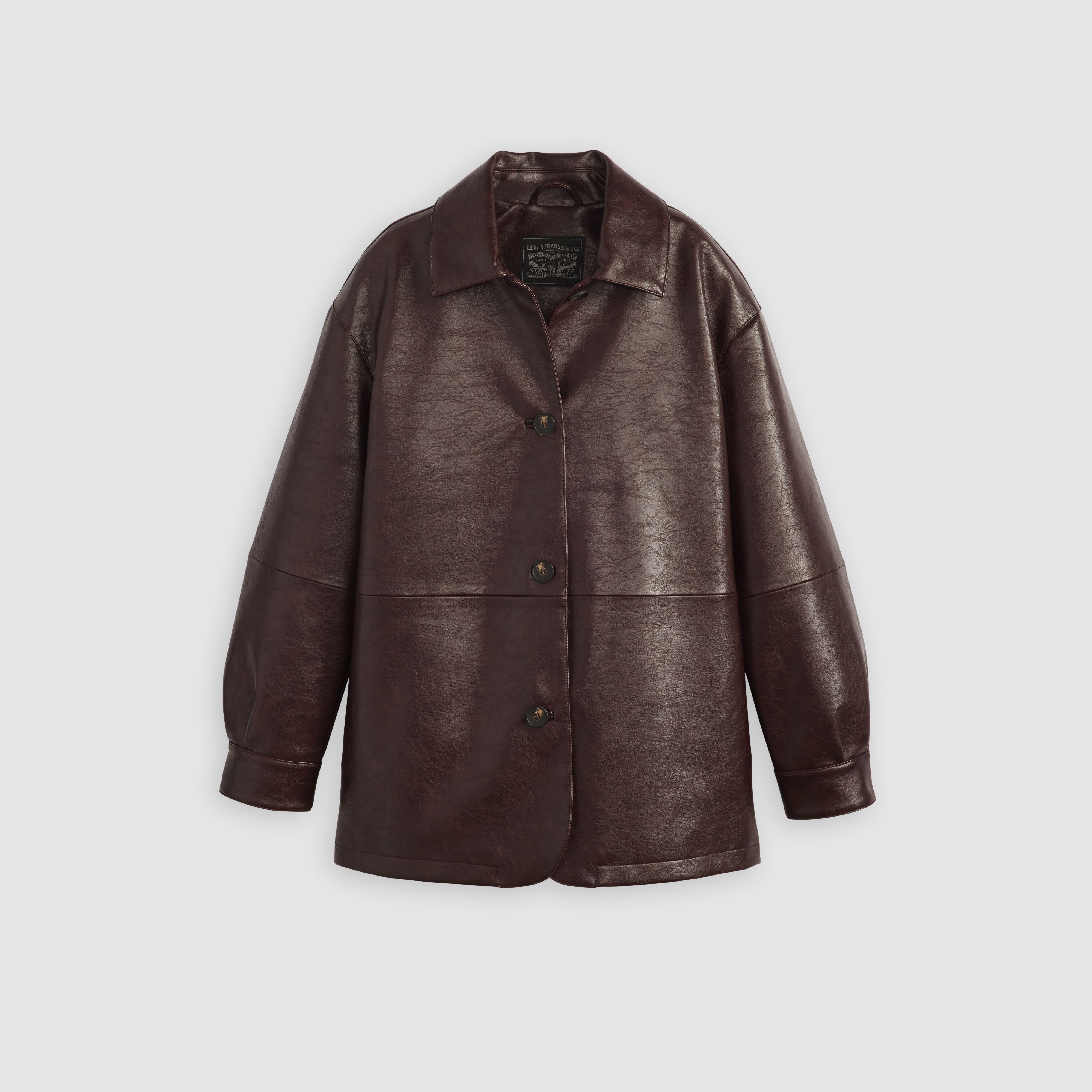 Faux Leather Vintage Blazer - Red | Levi's® US