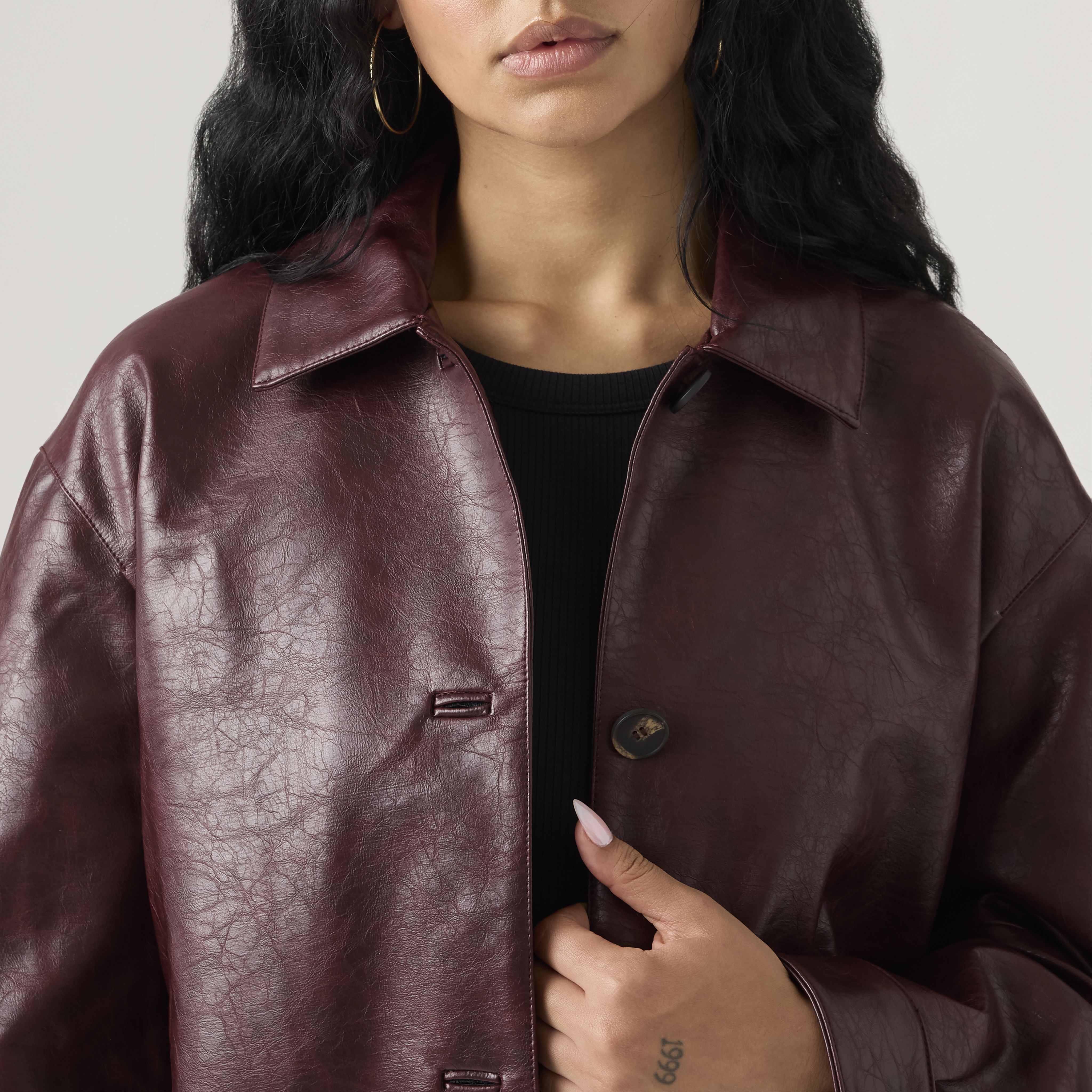 Faux Leather Vintage Blazer - Red | Levi's® US