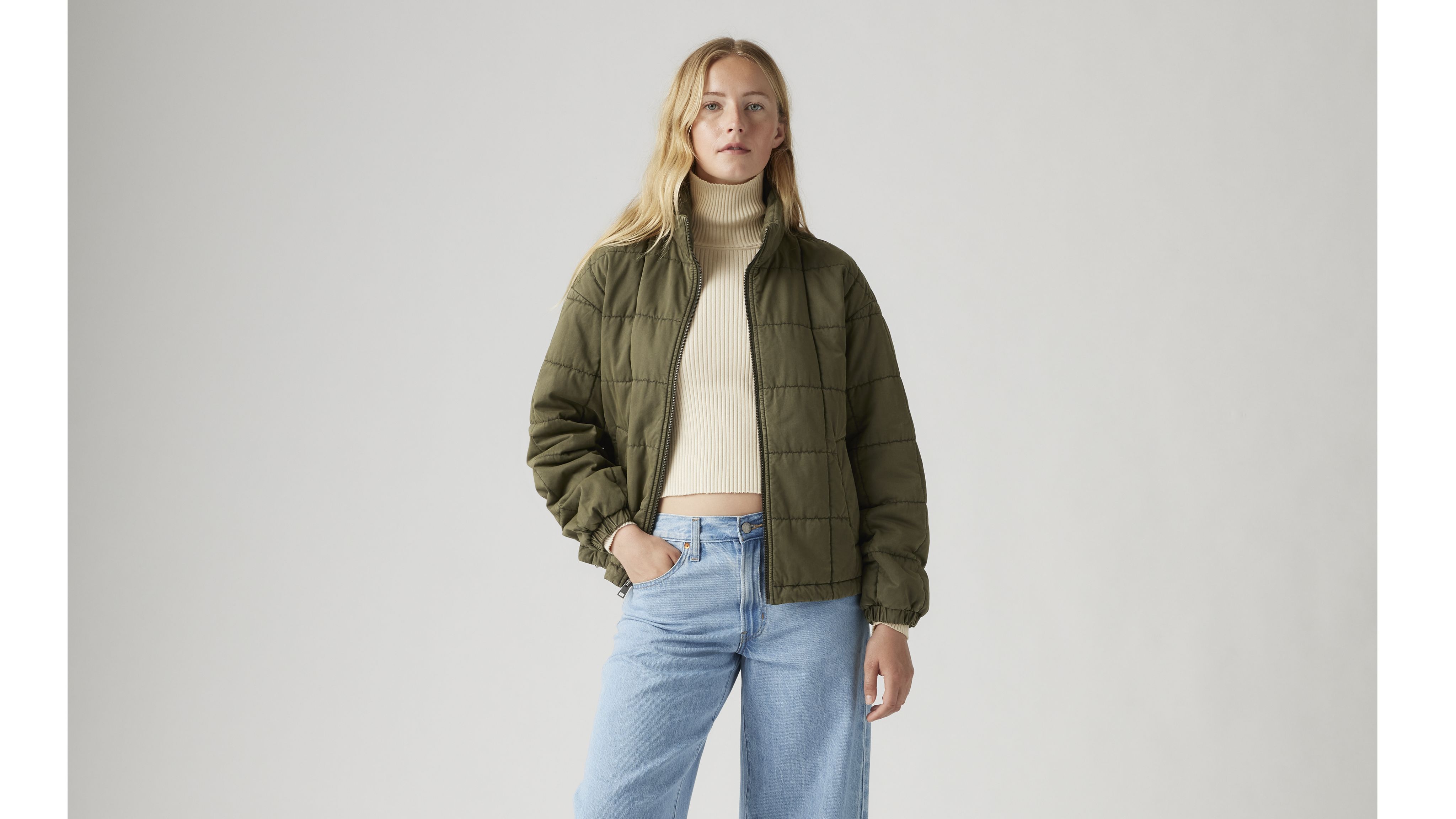 Box Quilted Relaxed Cotton Jacket 1