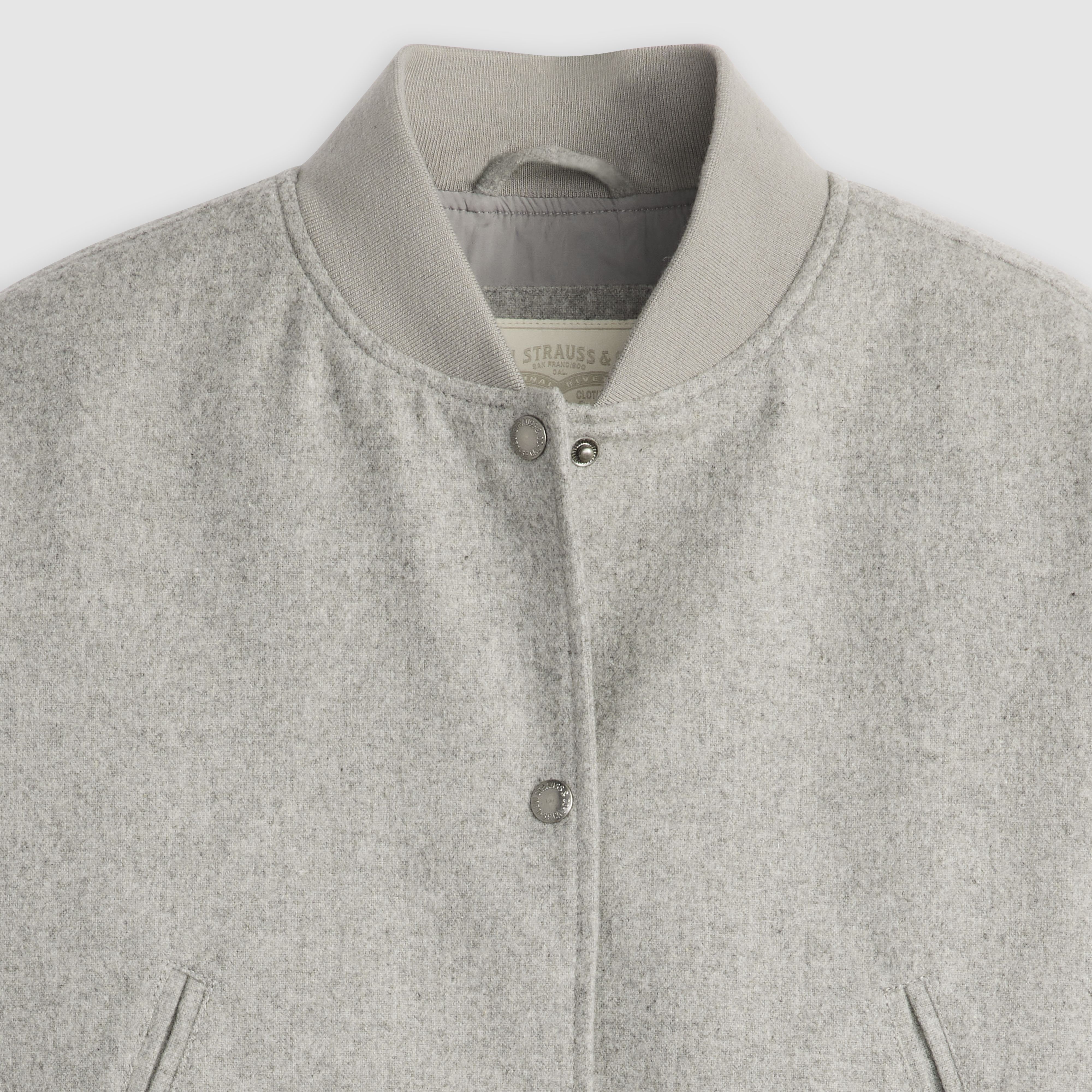 Cropped Varsity Bomber Jacket 4