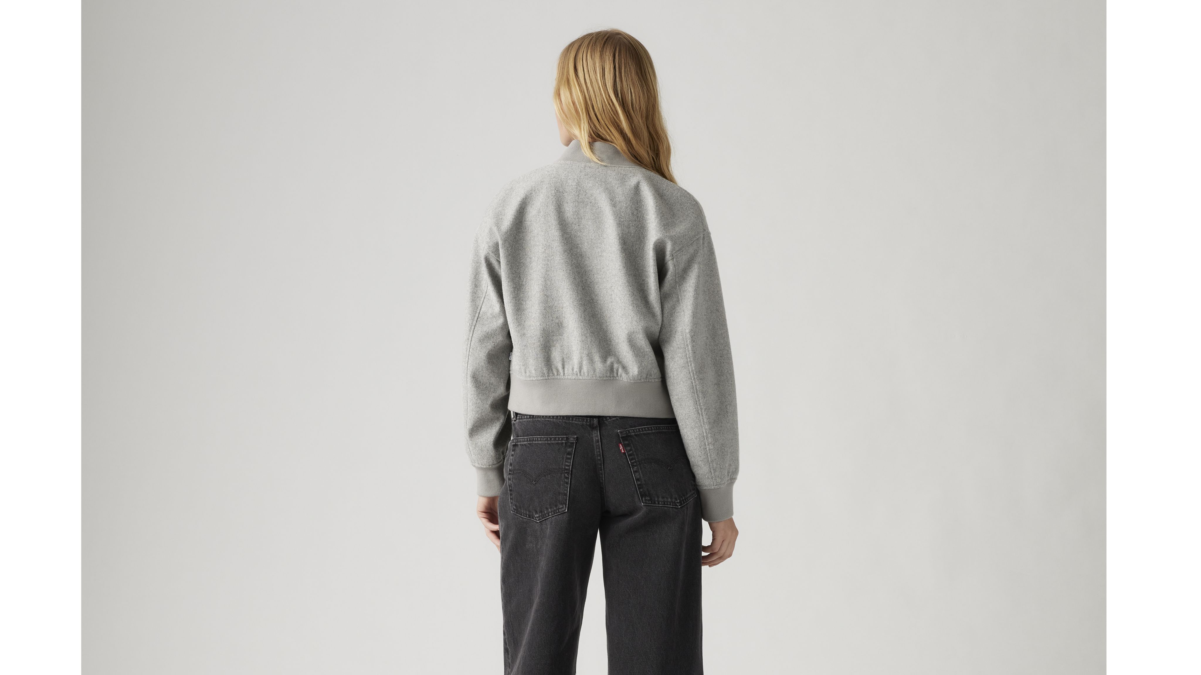 Cropped Varsity Bomber Jacket 2