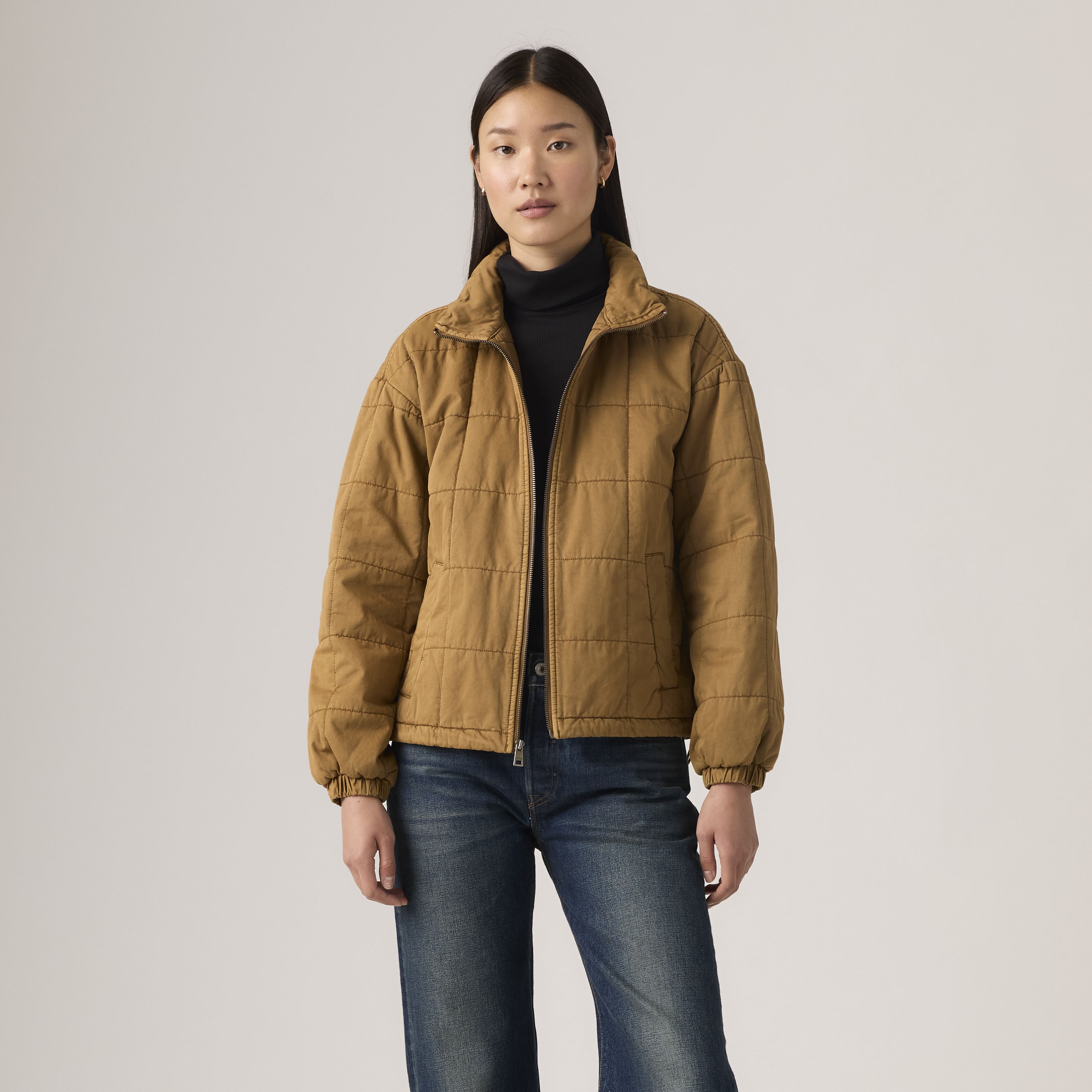 Box Quilted Relaxed Cotton Jacket 15