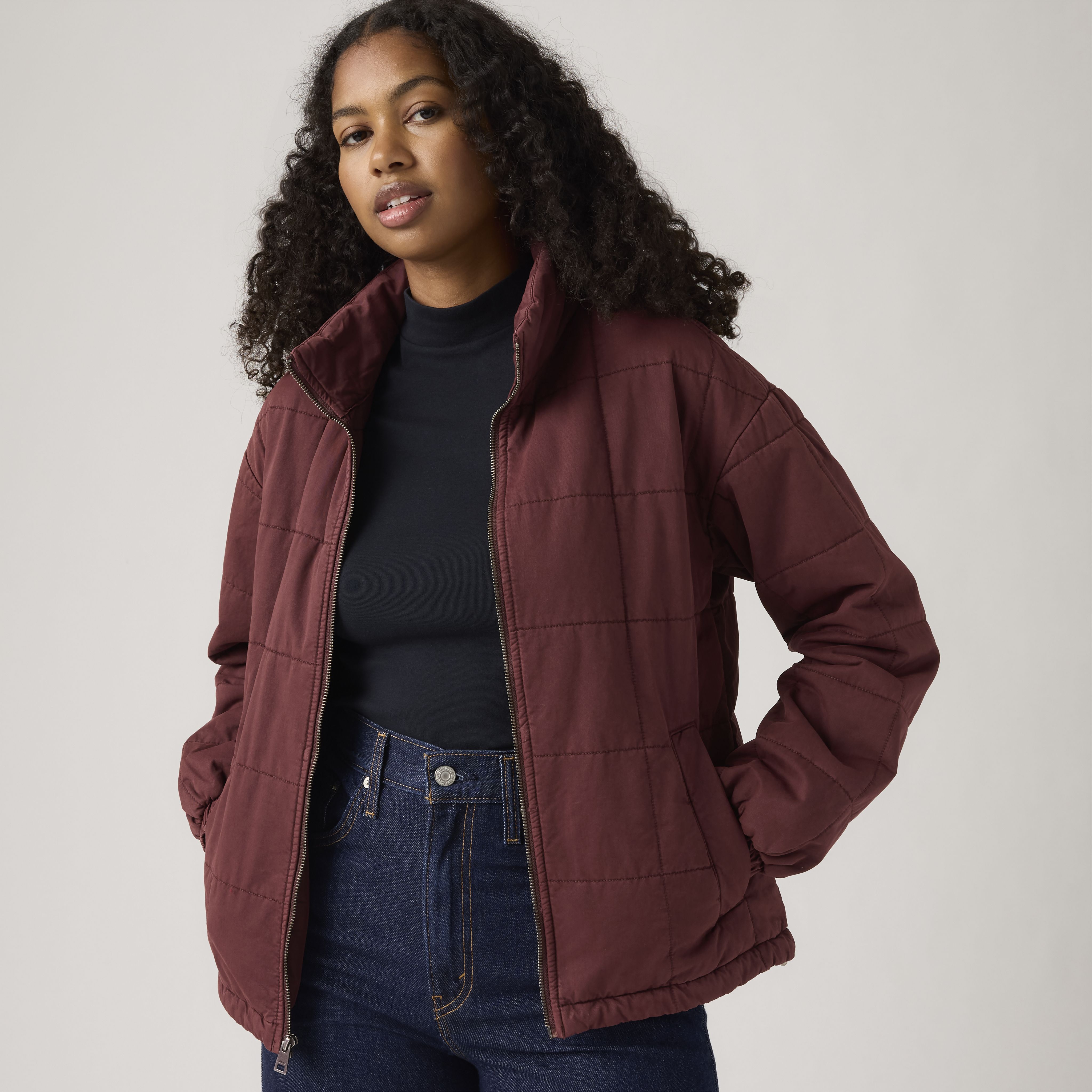 Box Quilted Relaxed Cotton Jacket 1