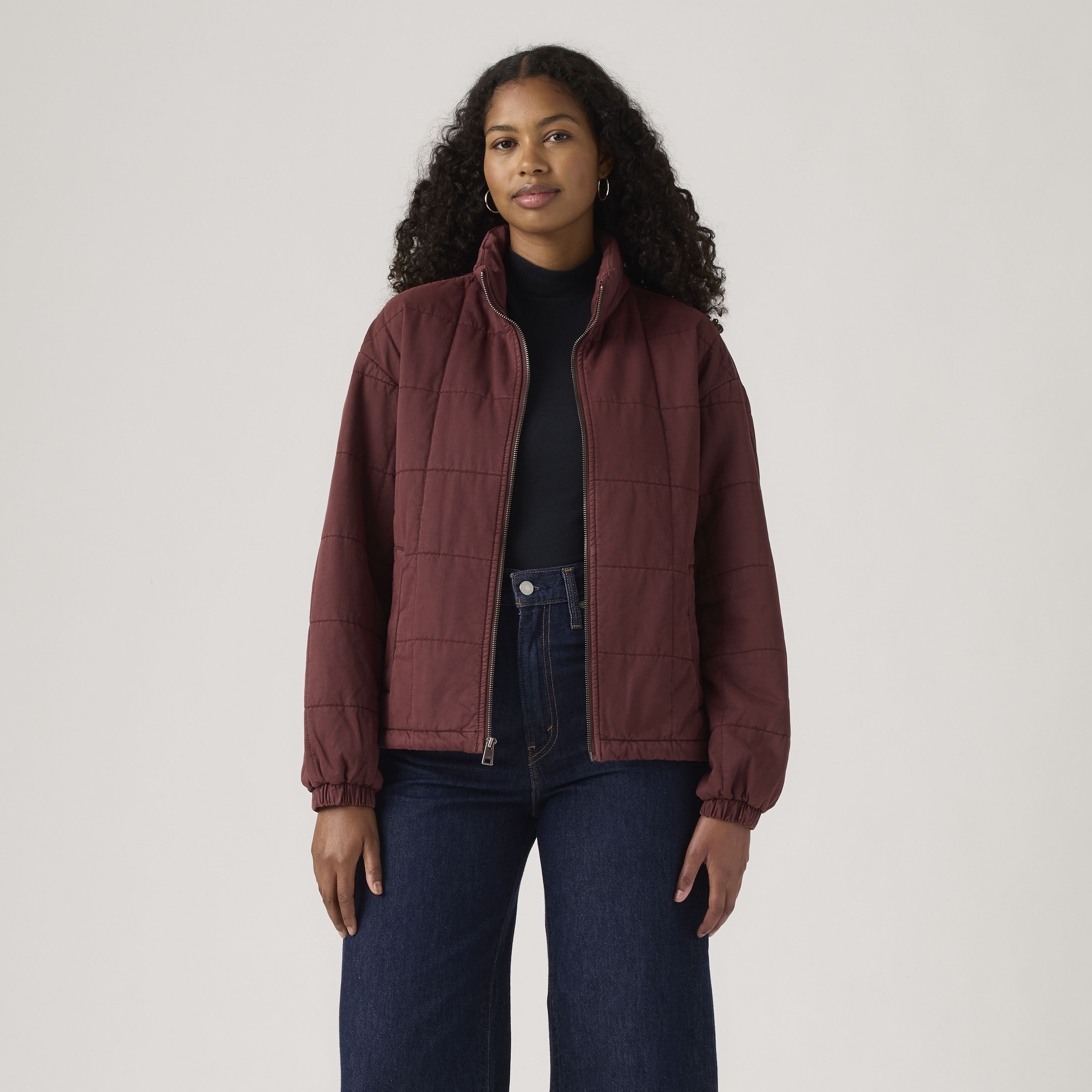 Box Quilted Relaxed Cotton Jacket 8