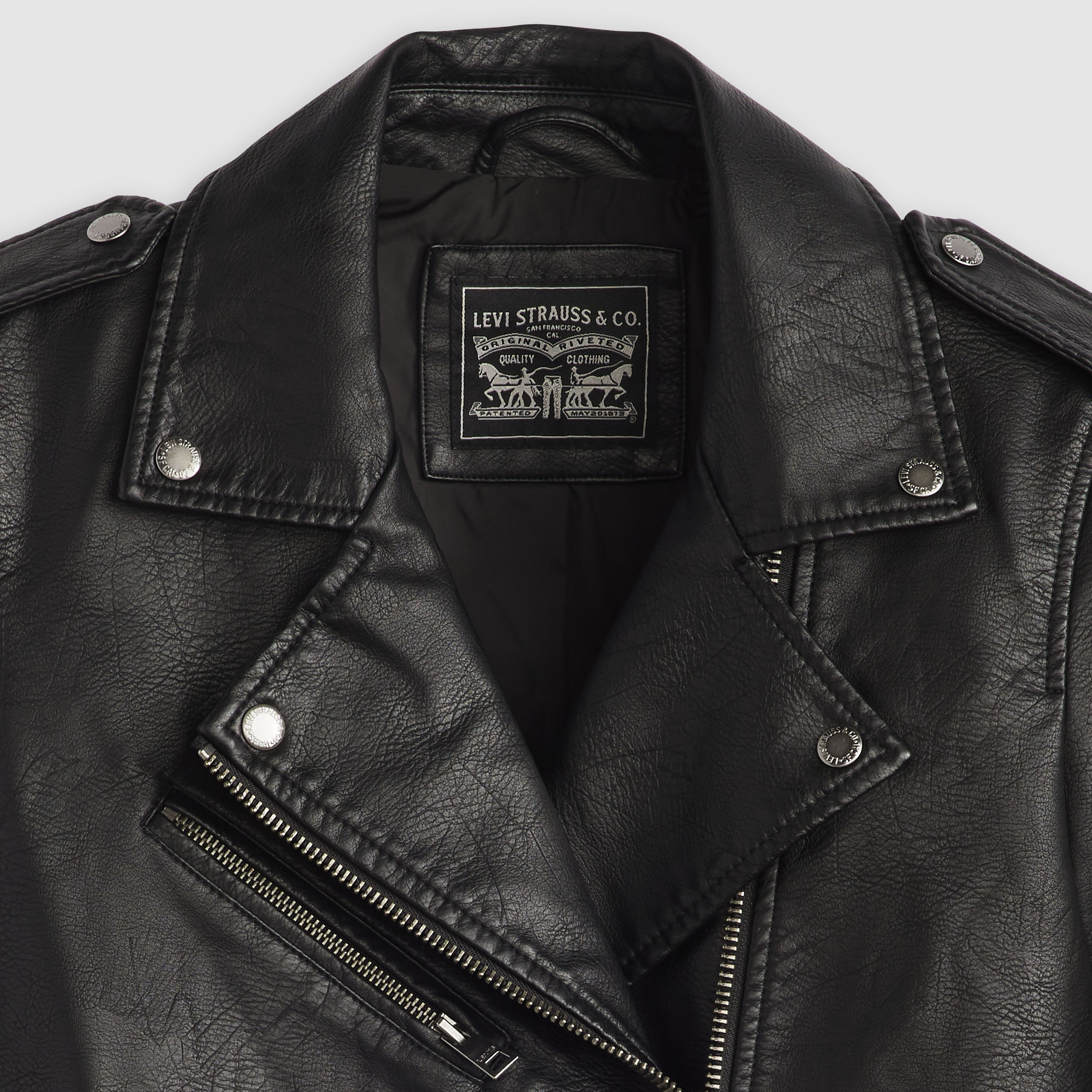 Levi Strauss & Co. ブラックレザージャケット XL Levi's（リーバイス） ブルゾン アウター JAPAN LIMITED LEATHER