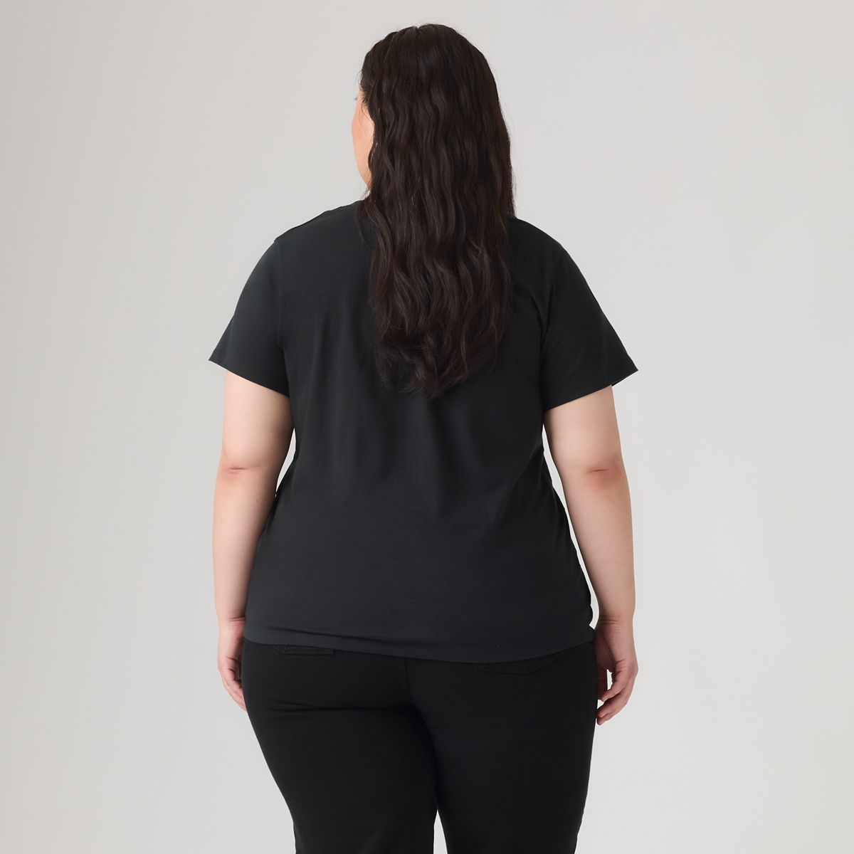 Perfect T-Shirt (Plus Size) — Mineral Black - Black