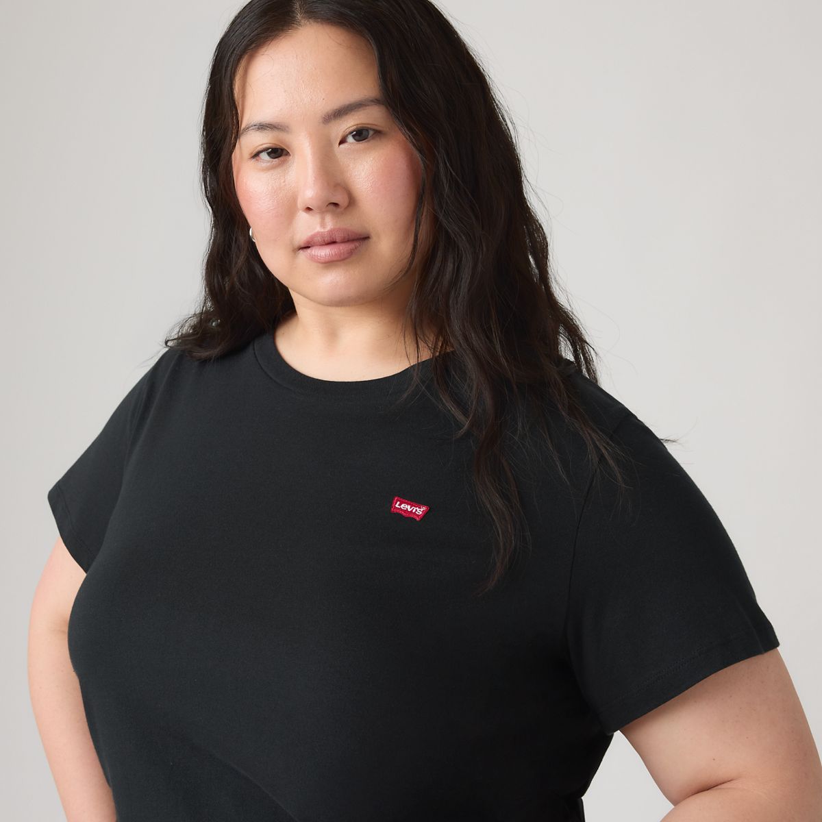 Perfect T-Shirt (Plus Size) — Mineral Black - Black