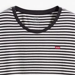 Perfect T-Shirt (Plus Size) — Raita Stripe Caviar - Multi Colour 6