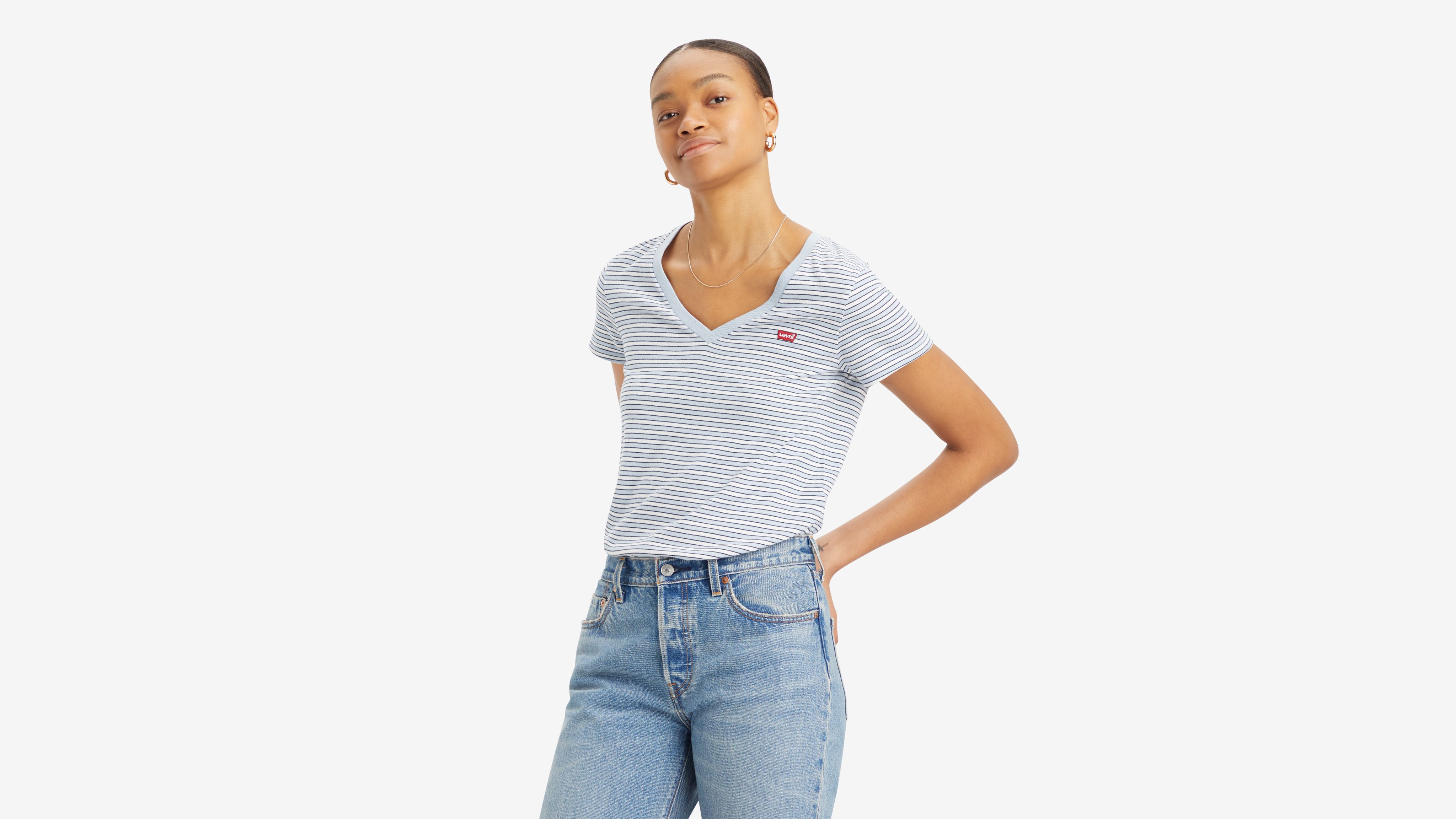 T-shirt Perfect col V 1