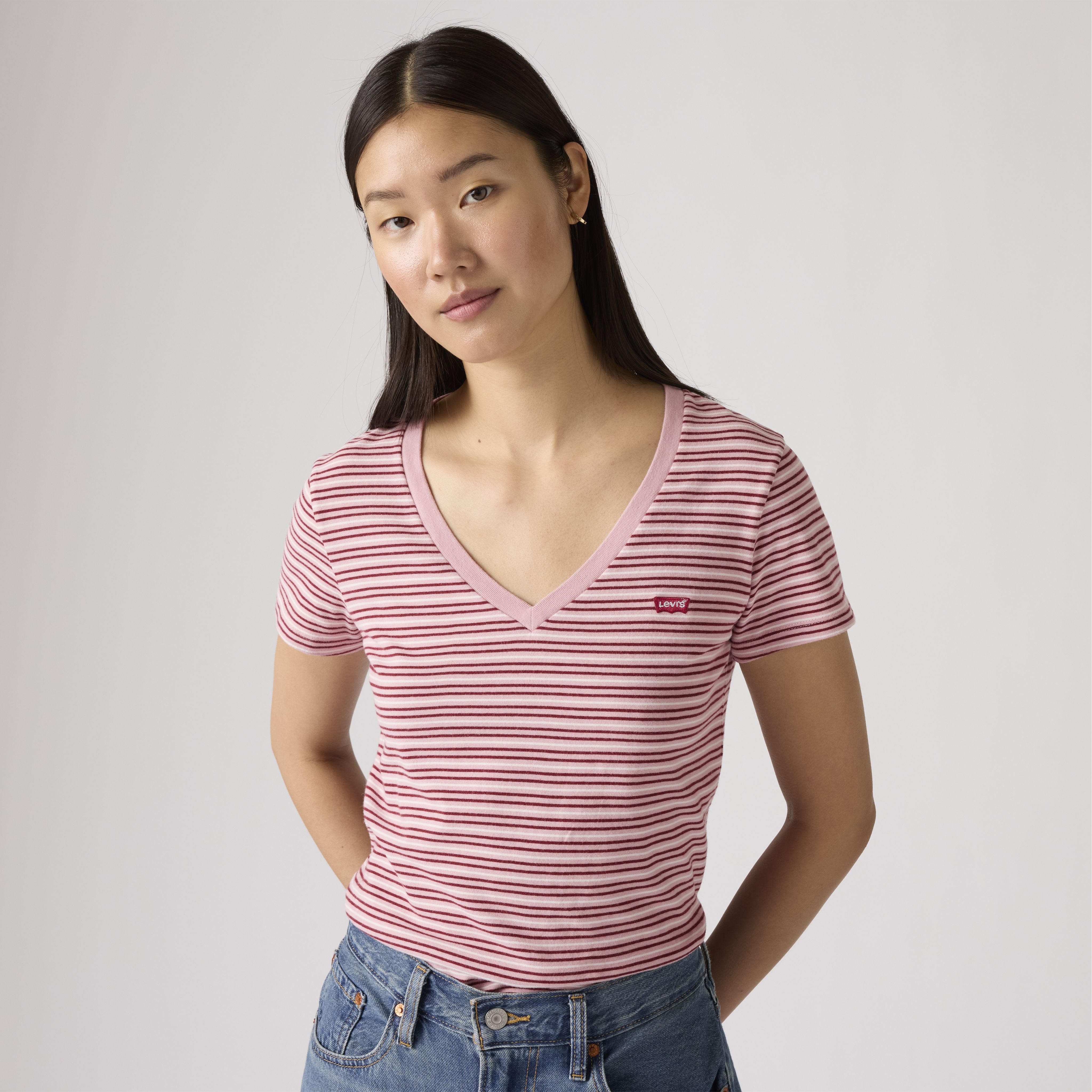 Perfect V-Neck Tee 1