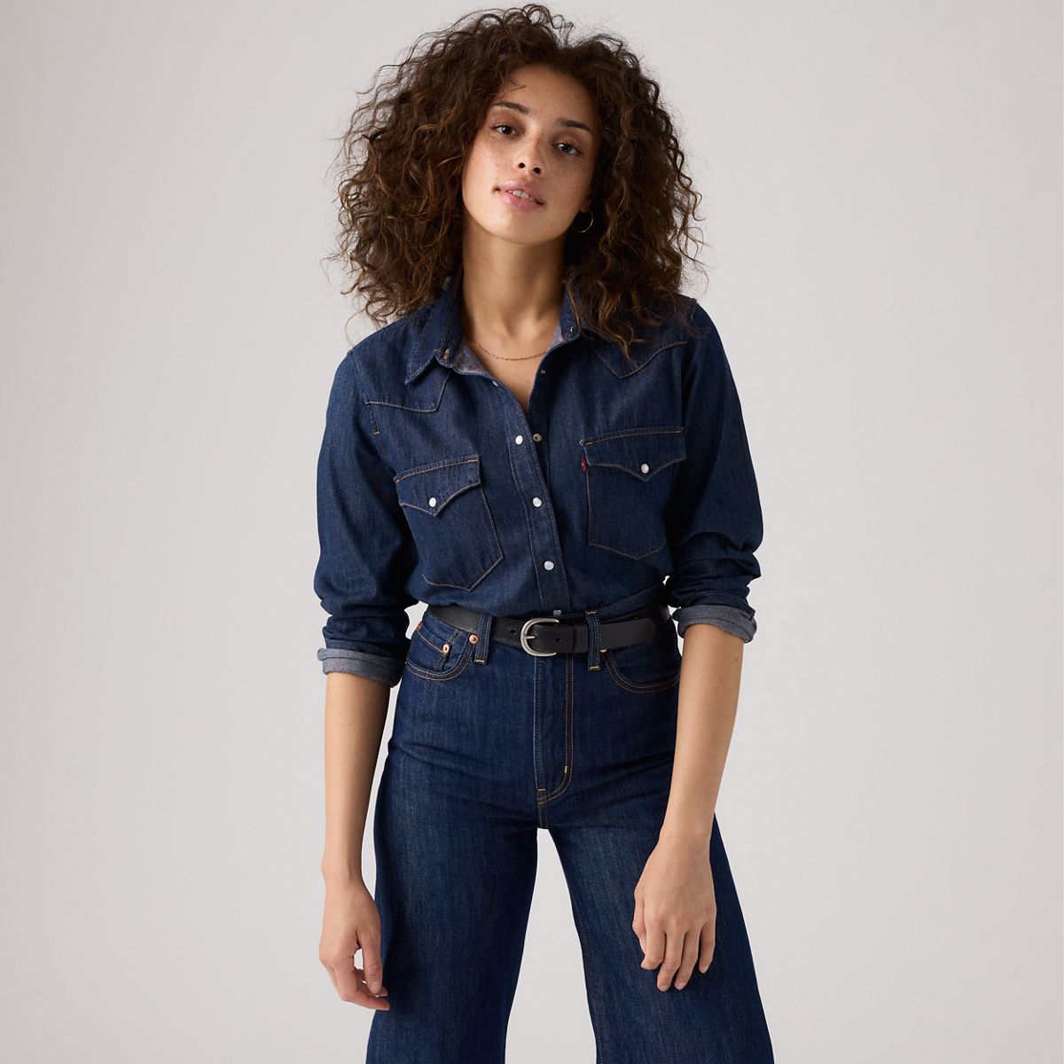 The Ultimate Western Shirt — Smokin Hot - Blue