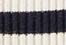 Adrienne Stripe Egret Rib - Bleu