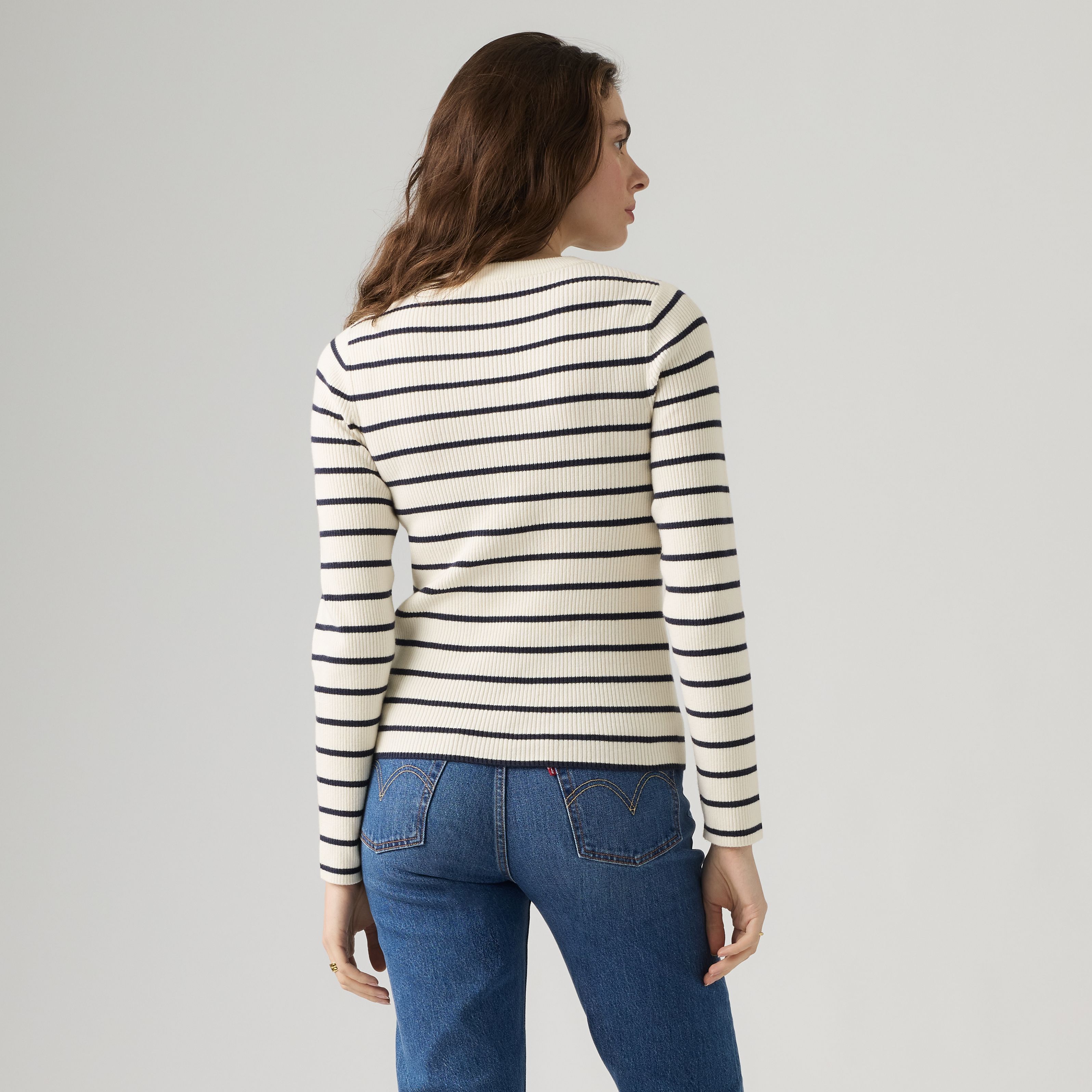 Crewneck Rib Sweater 4