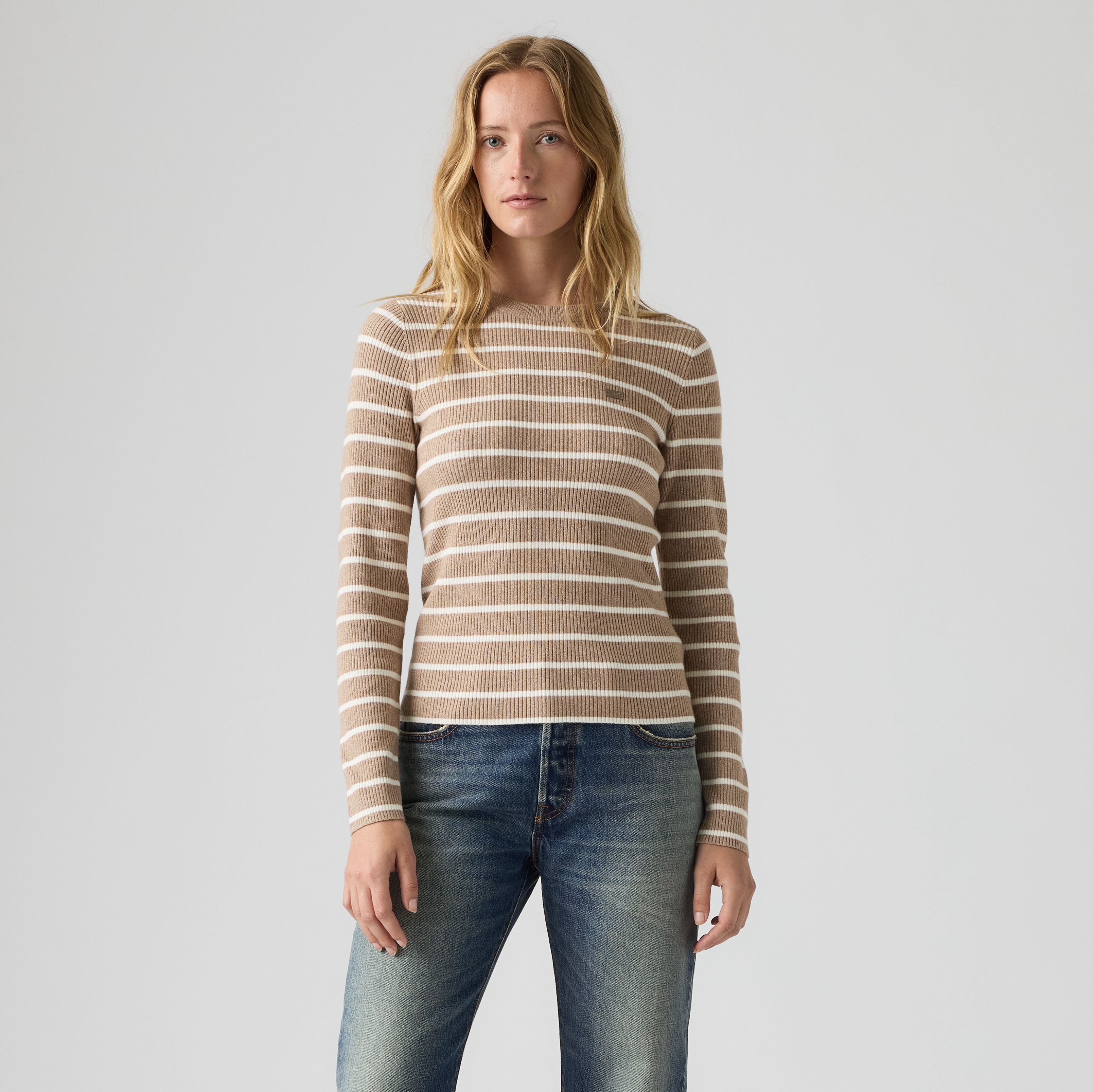 Crewneck Rib Sweater 3