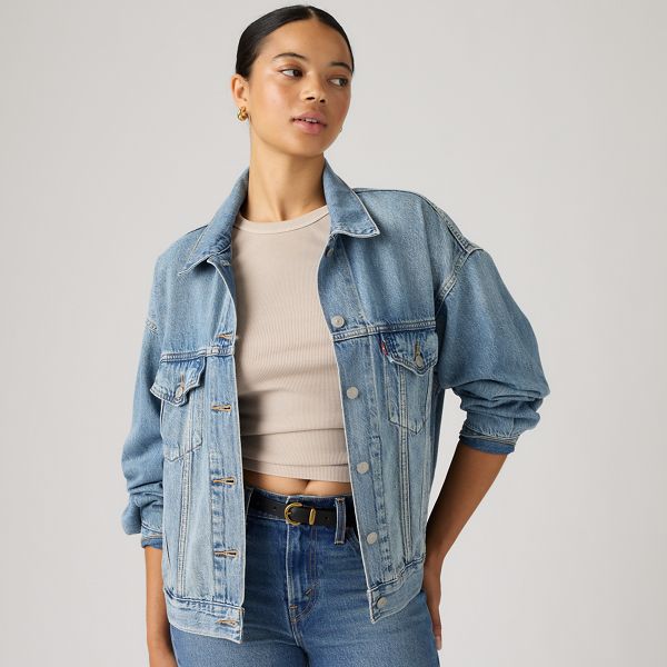 90s Trucker Jacket — Soft As Butter - Blue