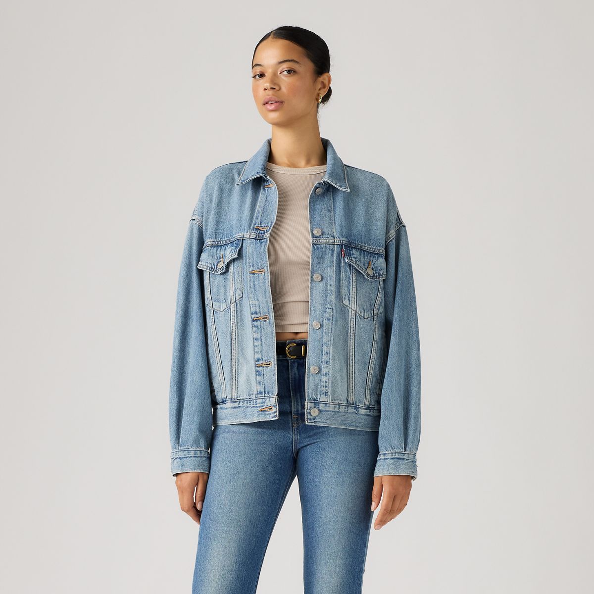 90s Trucker Jacket — Soft As Butter - Blue