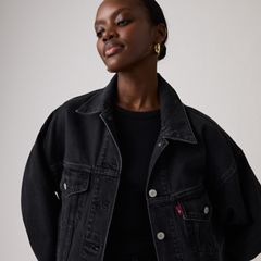 90s Trucker Jacket — Road Less Traveled - Black 2