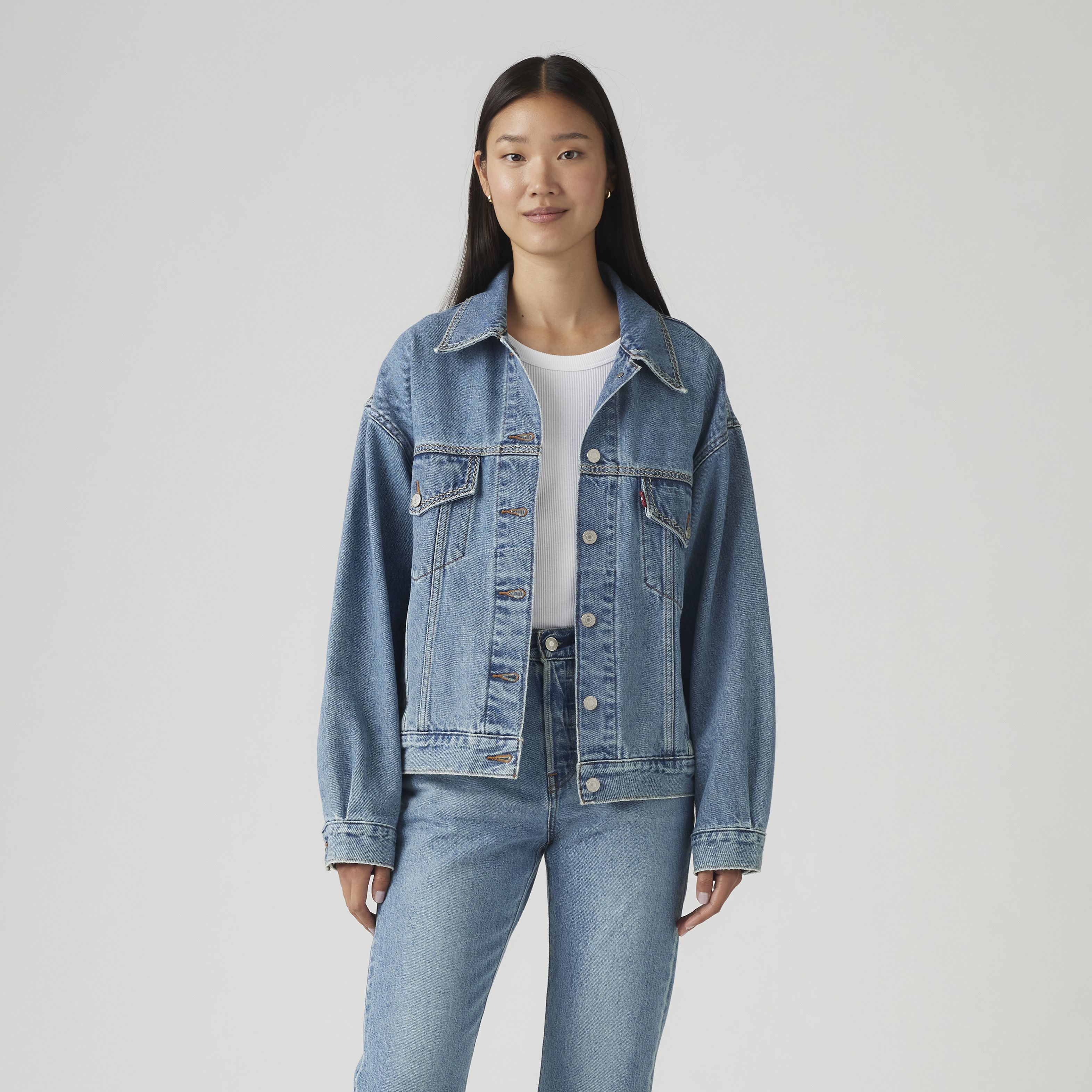 90s Stitch Trucker Jacket 9