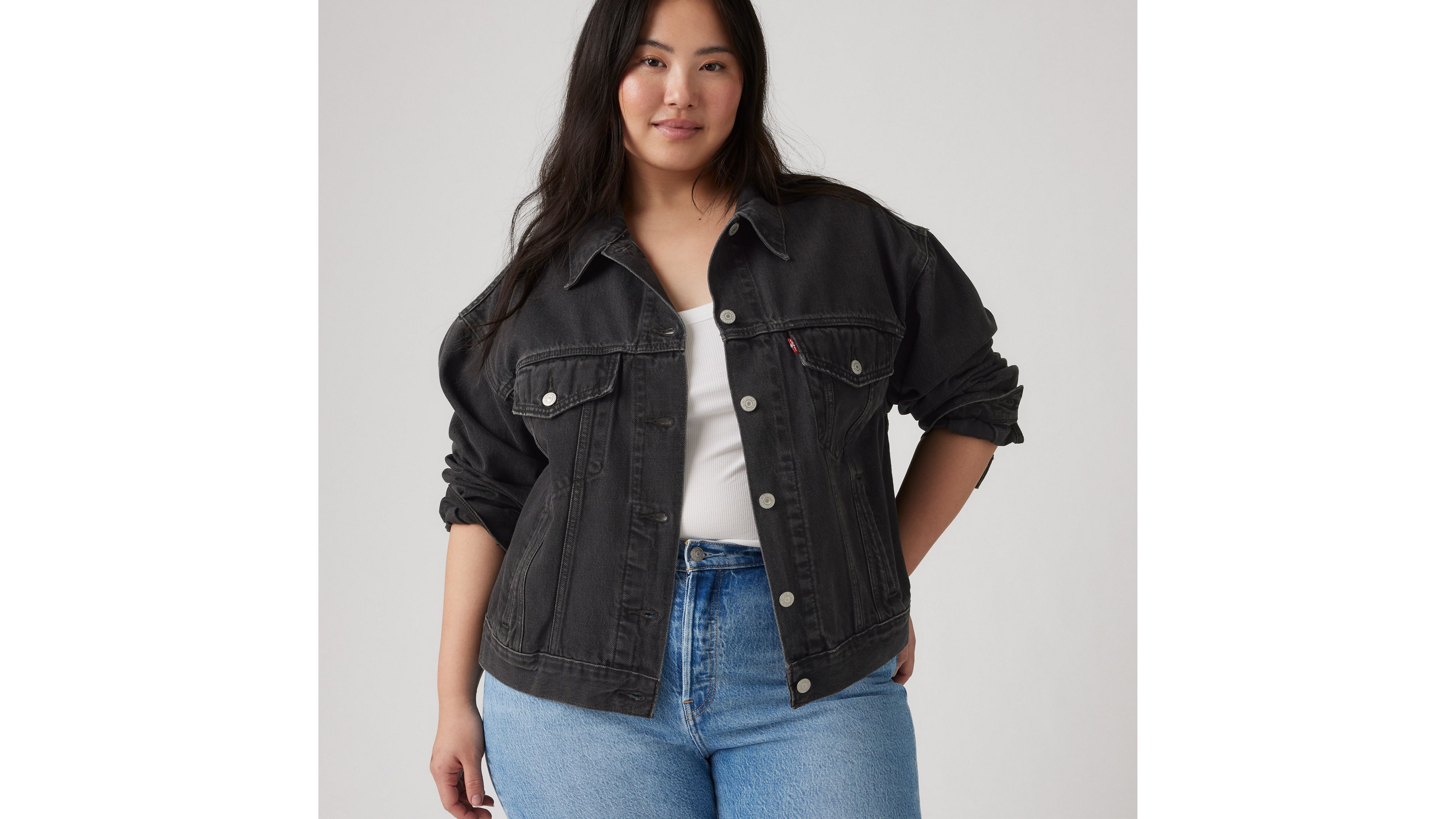 '90s Trucker Jacket (Plus Size) 1