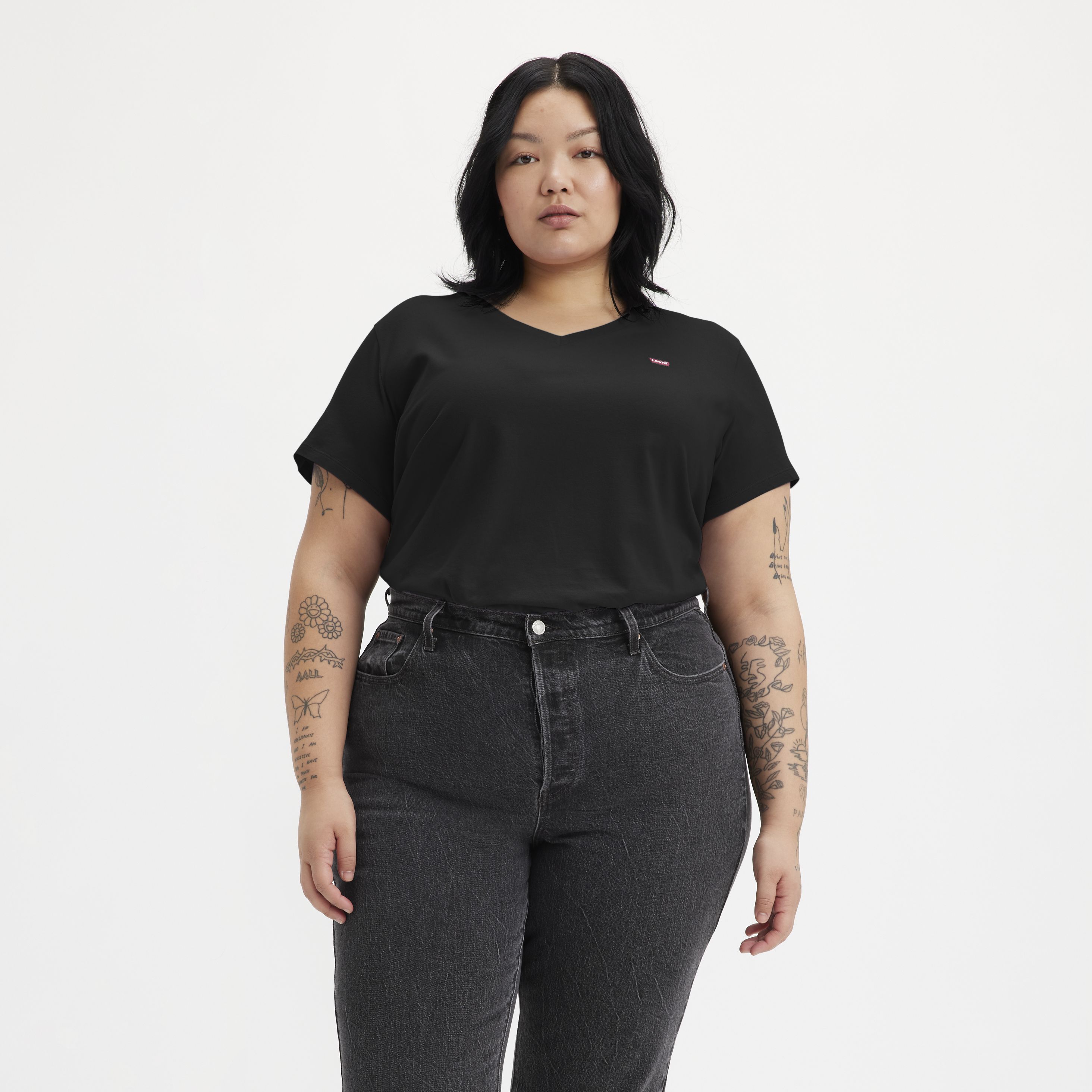 V-Neck T-Shirt (Plus Size) 6