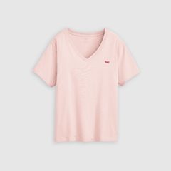 V-Neck T-Shirt (Plus Size) — Potpourri - Pink 5
