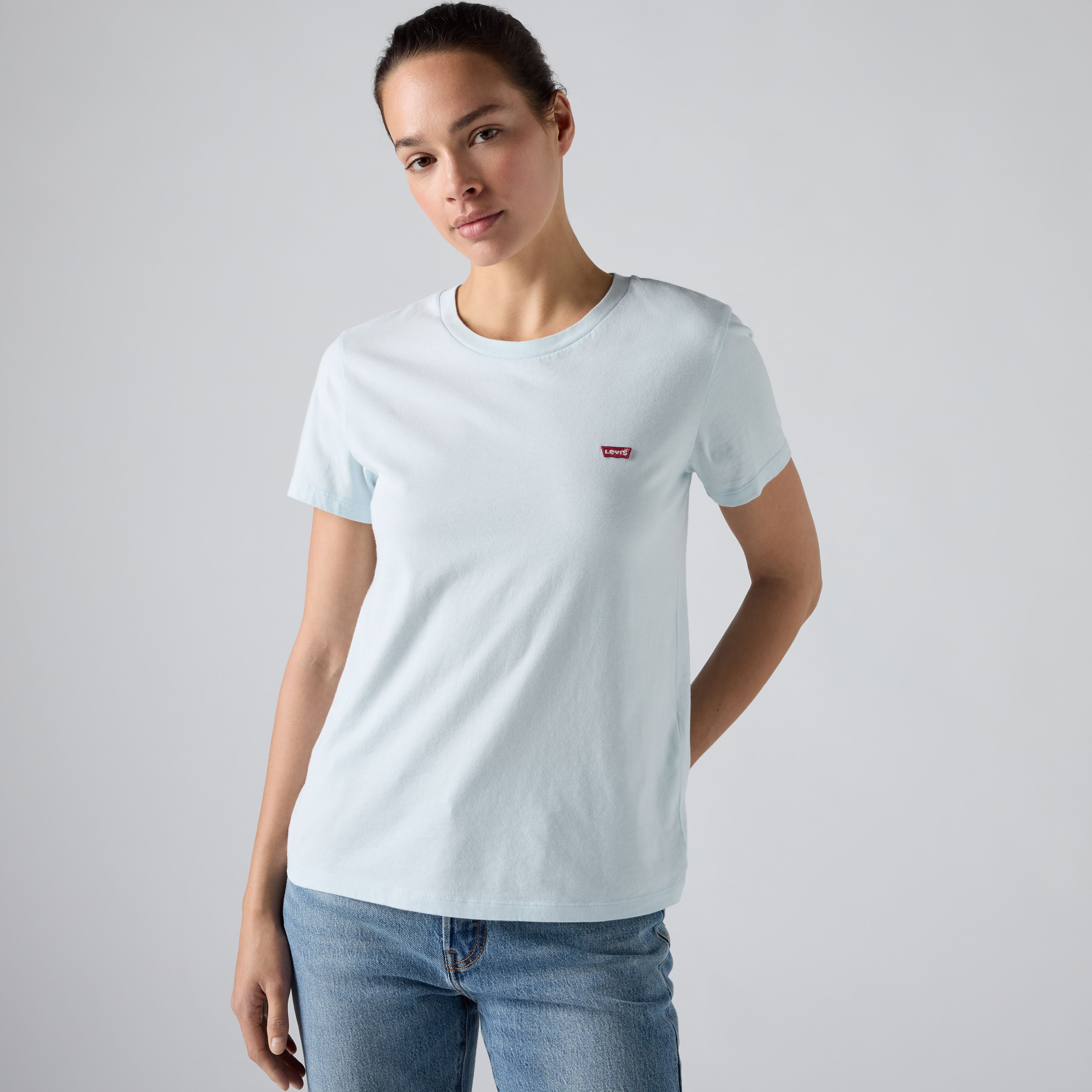 Levi's Women's Blue The Perfect Tee - Xs