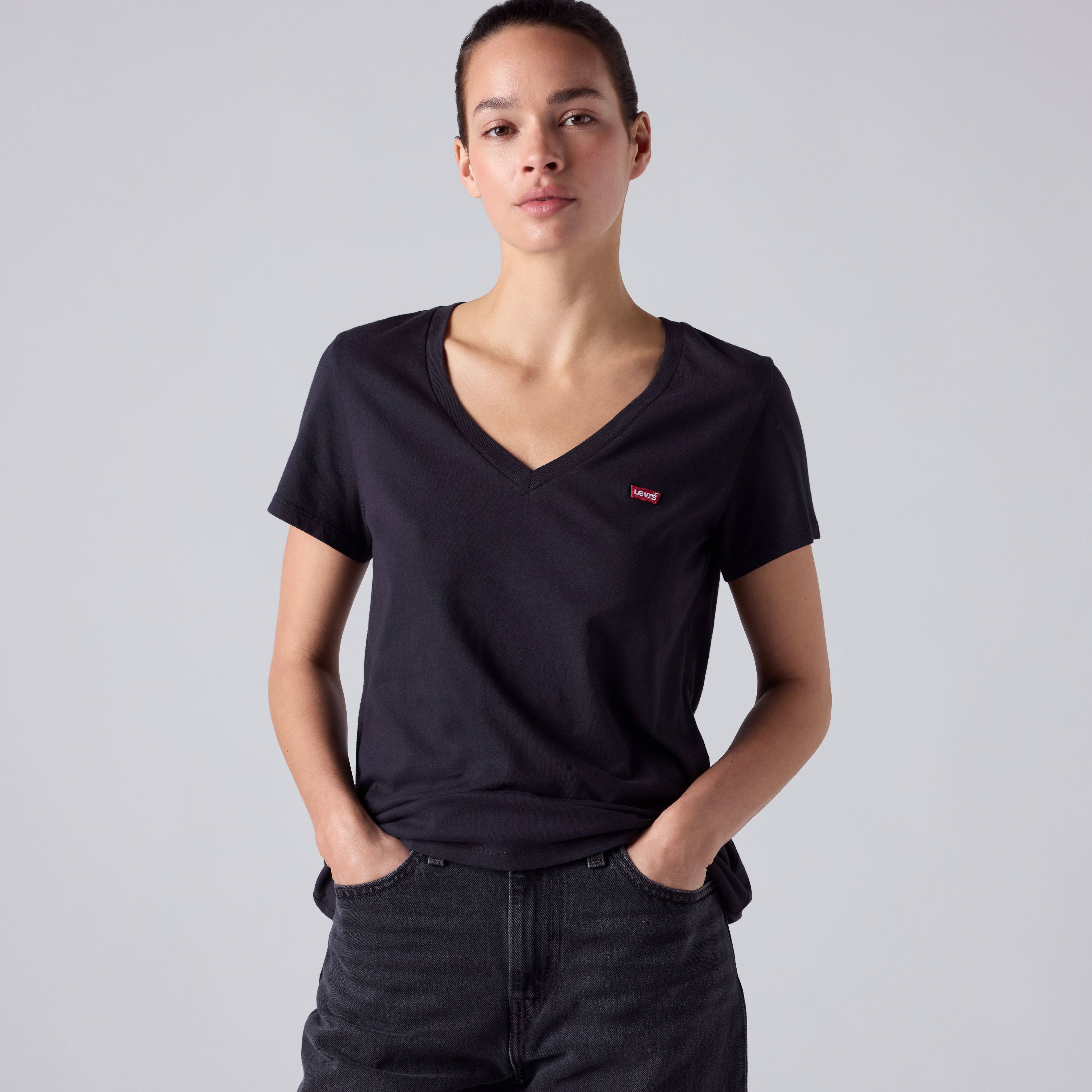 The Perfect V-Neck Tee 1