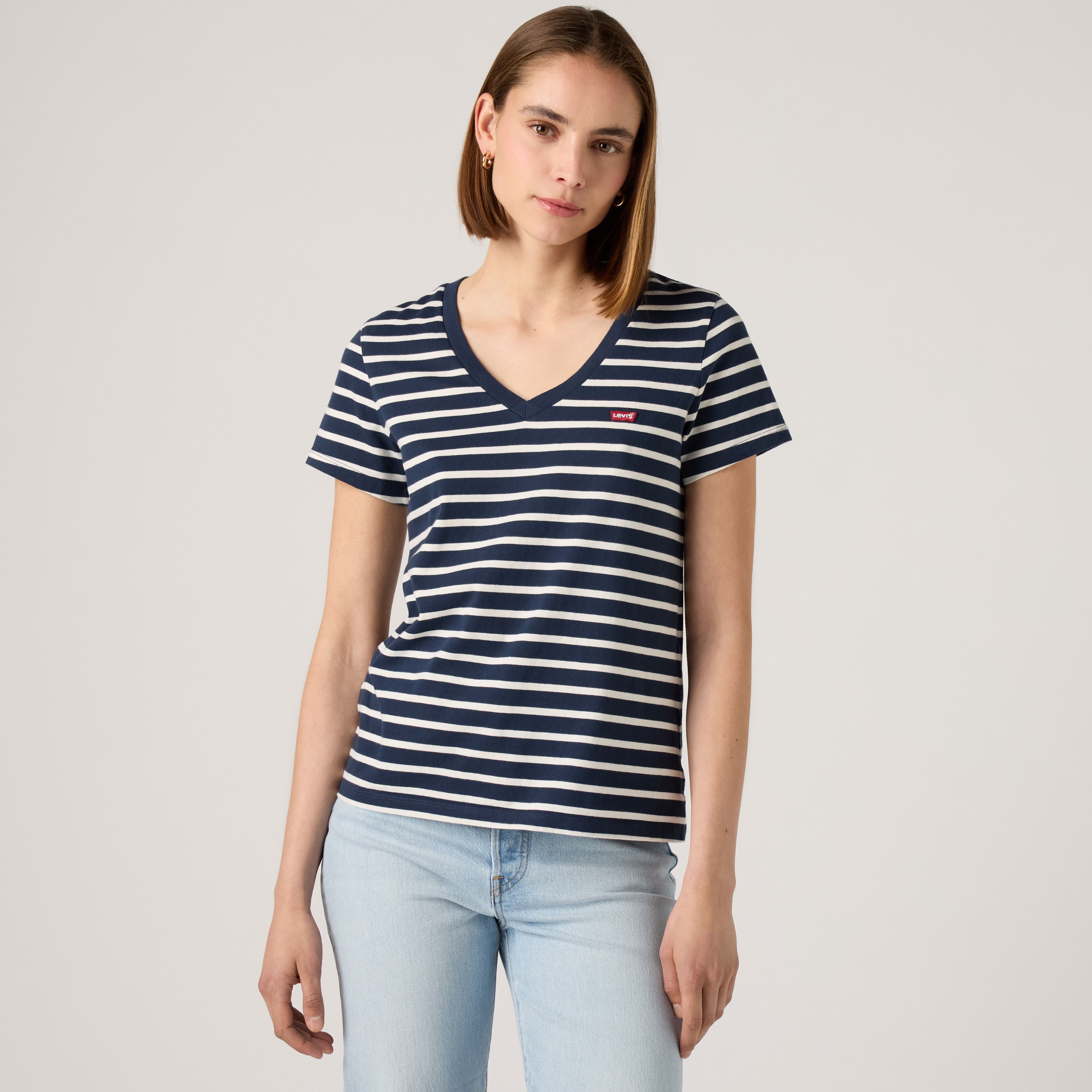 The Perfect V-Neck Tee 1