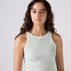 Essential Racer Tank — Garment Dye - Blue 2