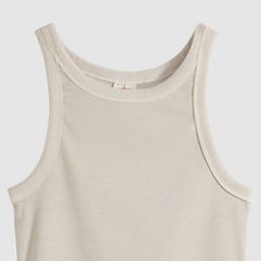 Essential Racer Tank — Garment Dye - Grey 6