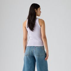 Essential Racer Tank — Garment Dye Lavender Blue - Purple 4
