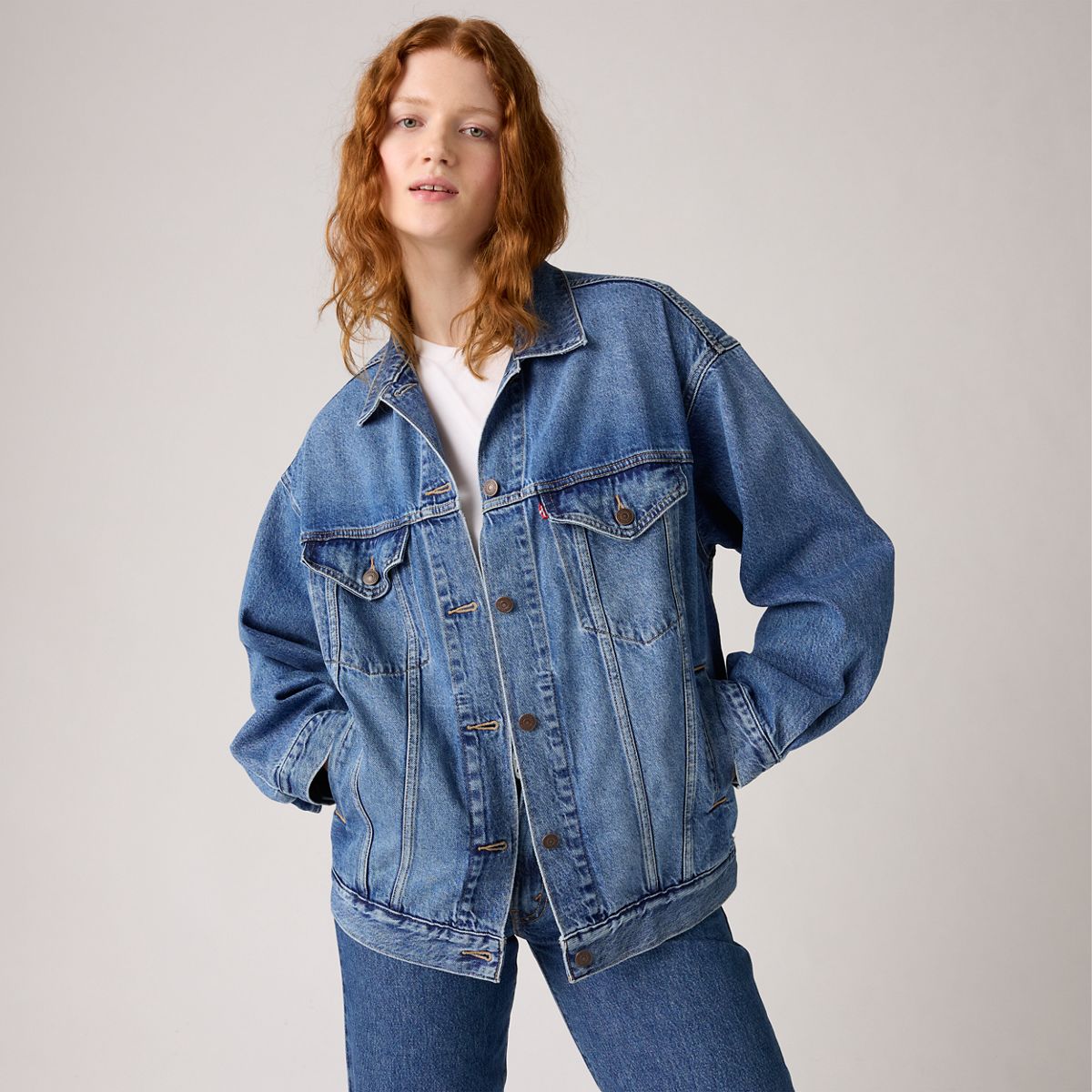 XL Trucker Jacket — Worn In Medium Indigo - Medium Wash