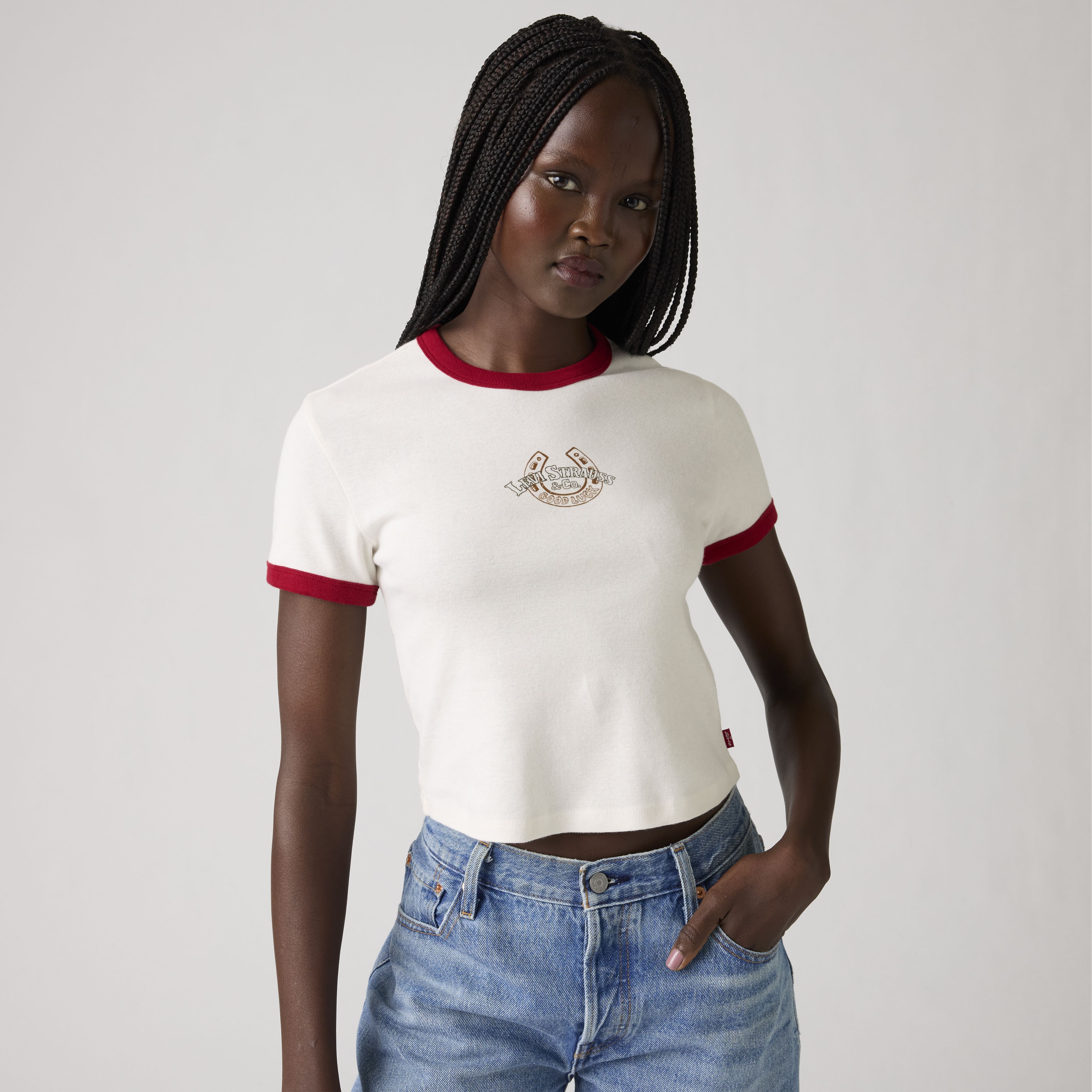 Graphic Ringer Mini T-Shirt 1