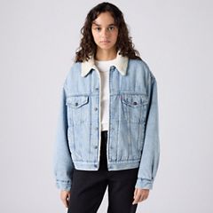 90s Sherpa Trucker Jacket — Morning Sunlight - Light Wash 1