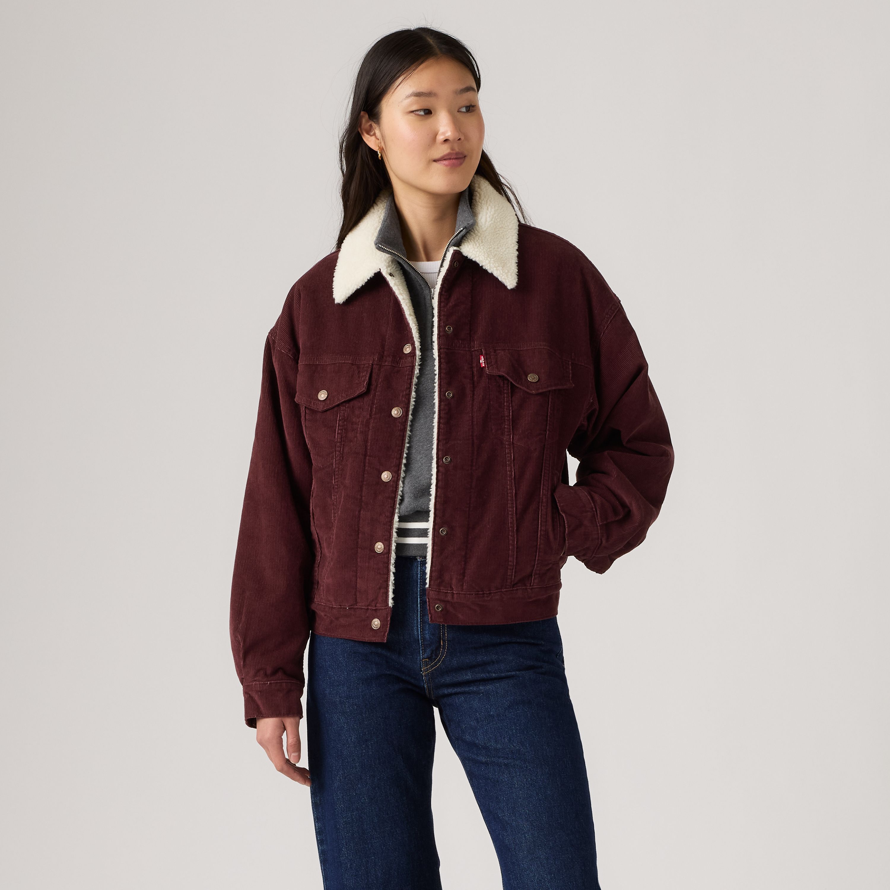 Corduroy '90s Sherpa Trucker Jacket 6
