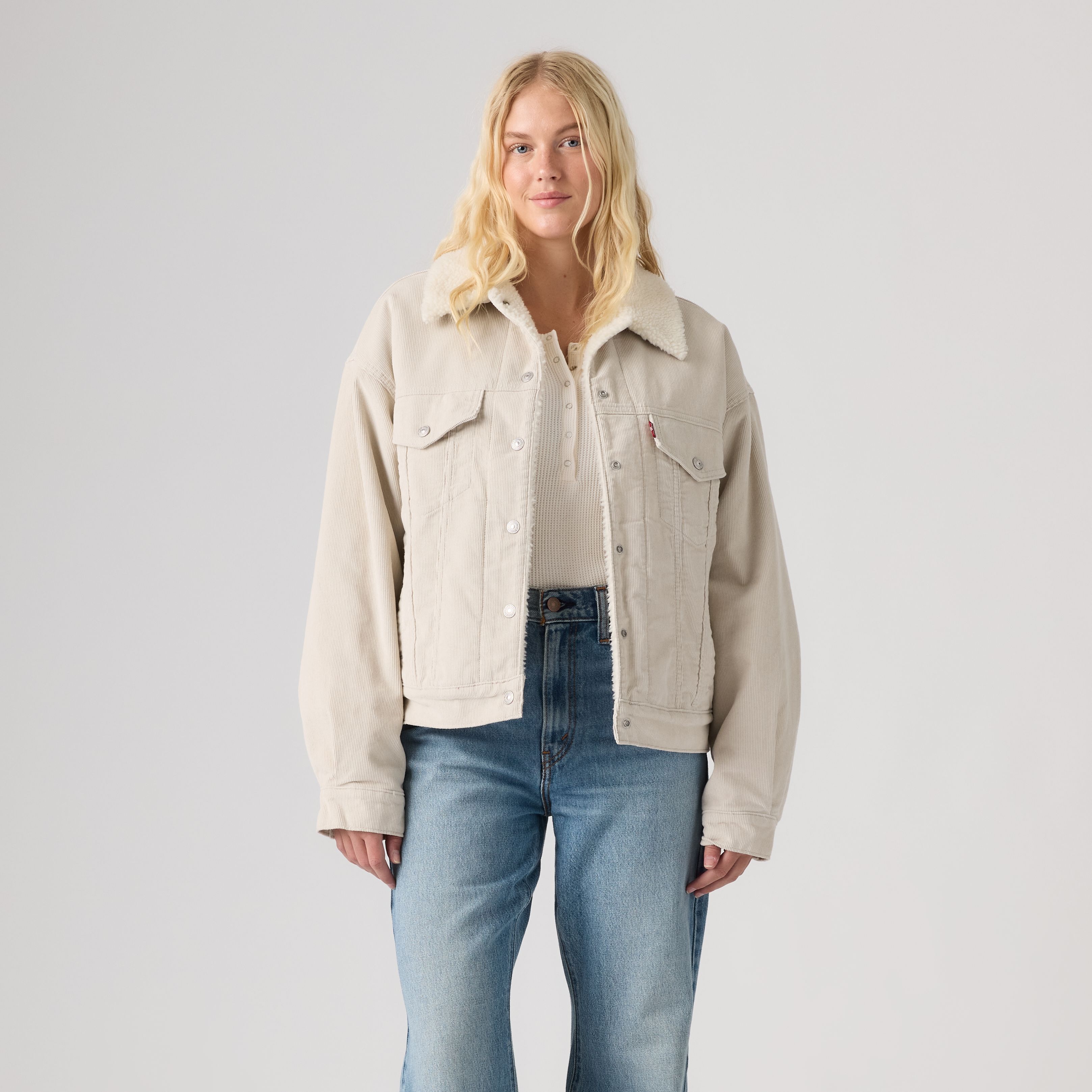 Corduroy '90s Sherpa Trucker Jacket 9