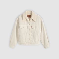 90s Sherpa Trucker Jacket — To The Bone - White 5
