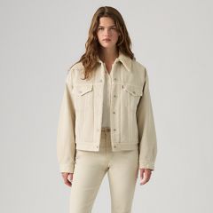 90s Sherpa Trucker Jacket — To The Bone - White 3
