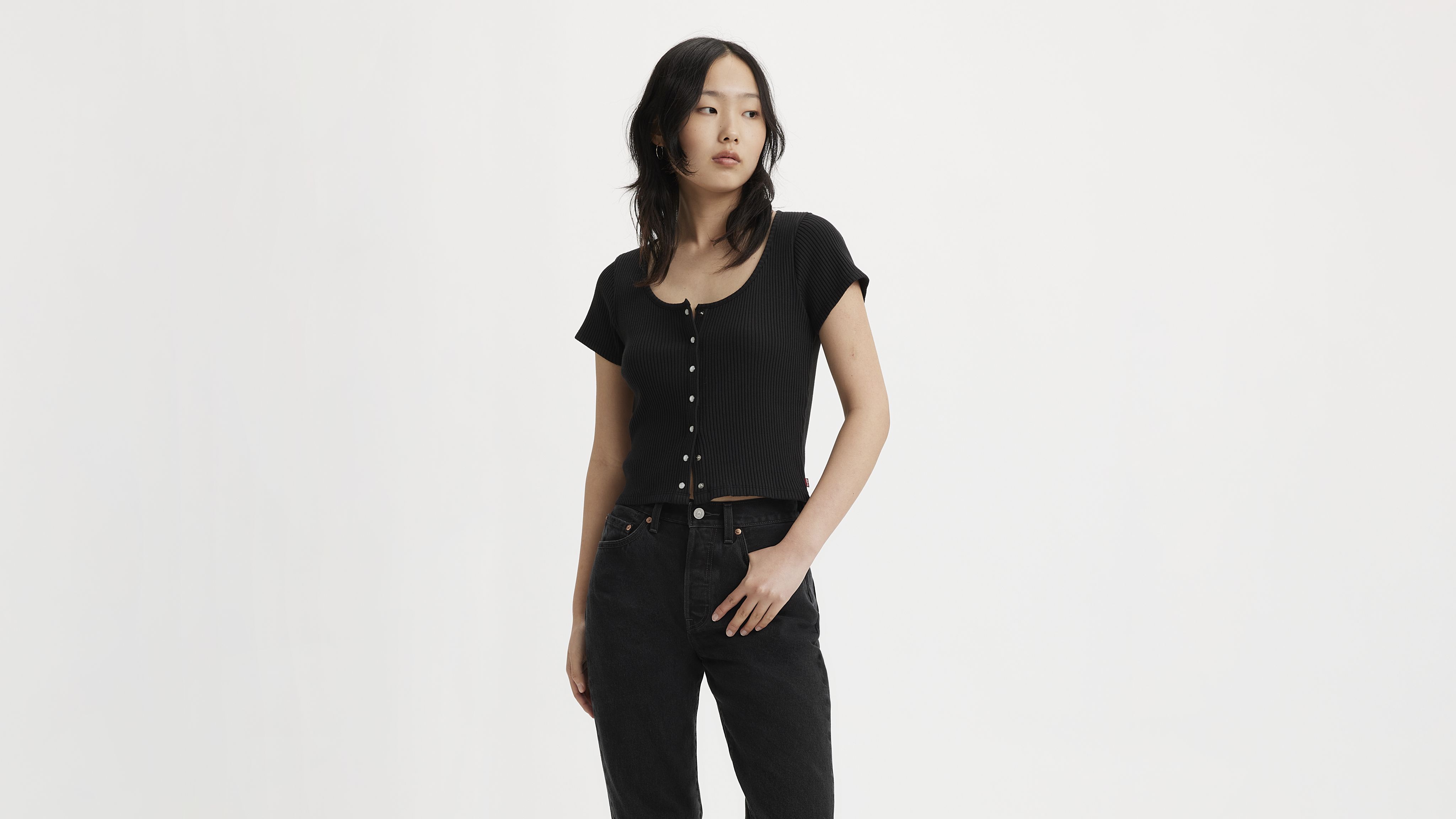 Britt Snap-Front Top 1