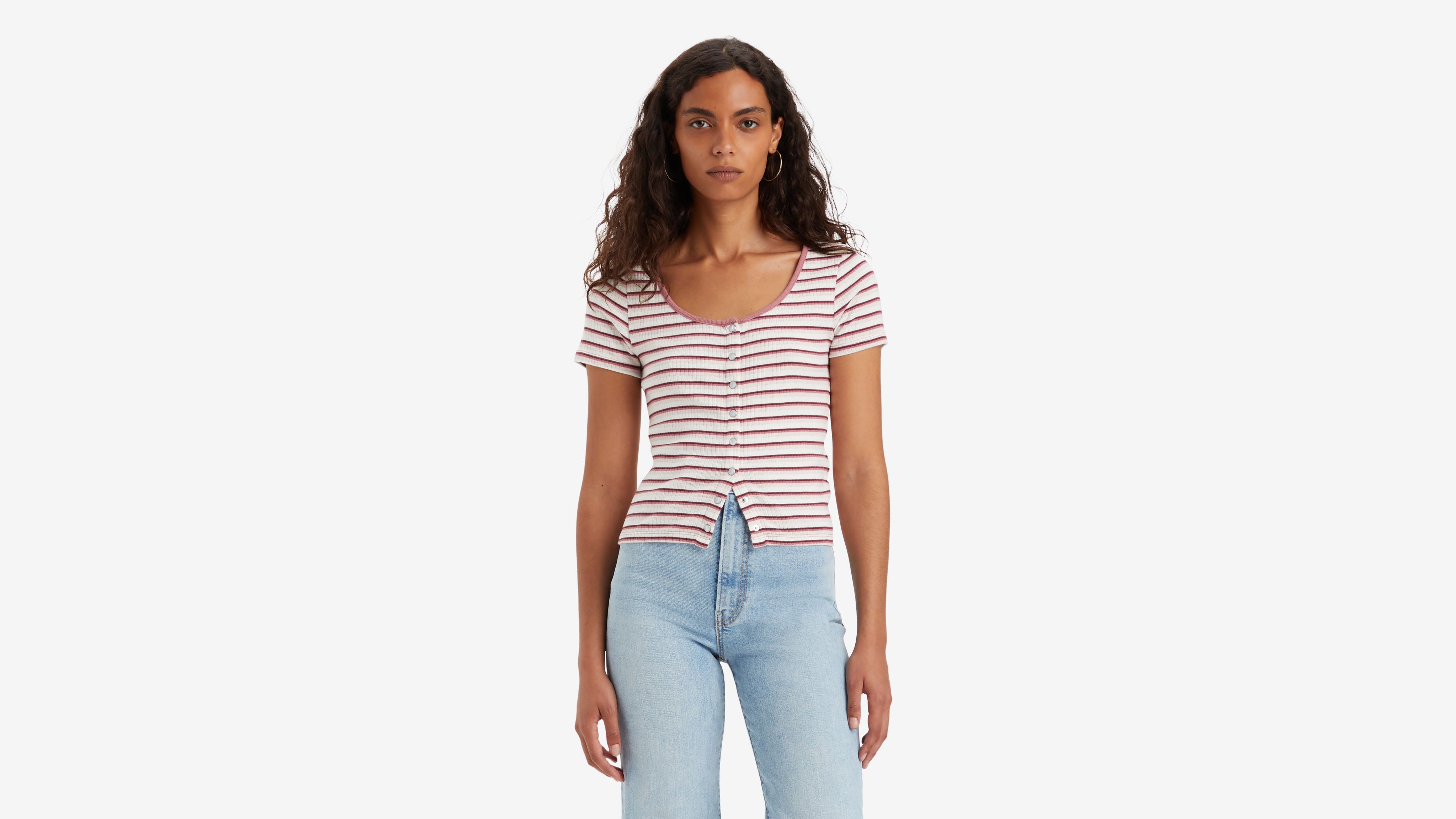 Britt Snap-Front Top 1